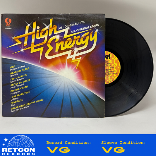 Various : High Energy - All Original Hits All Original Stars (LP,Compilation)