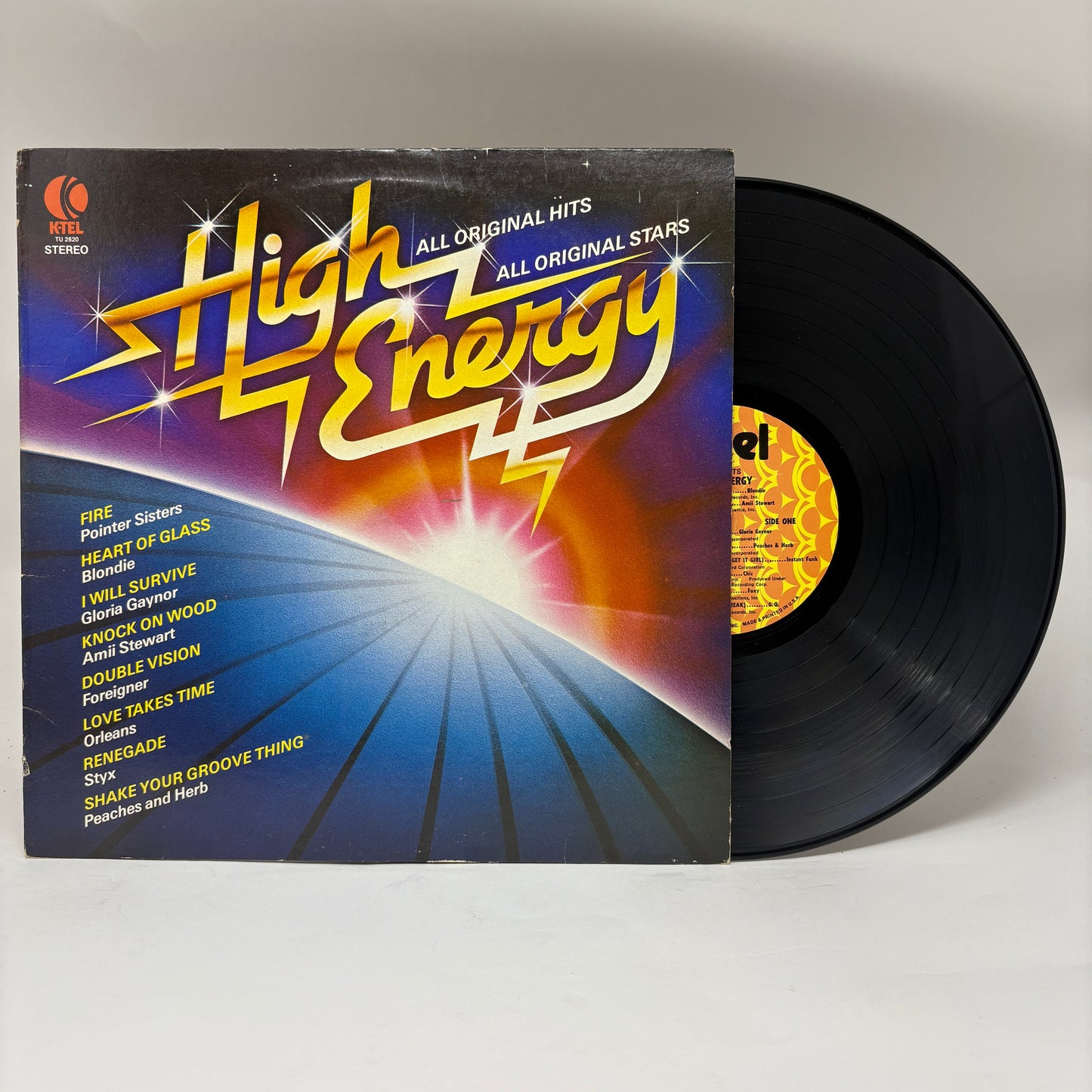 Various : High Energy - All Original Hits All Original Stars (LP,Compilation)