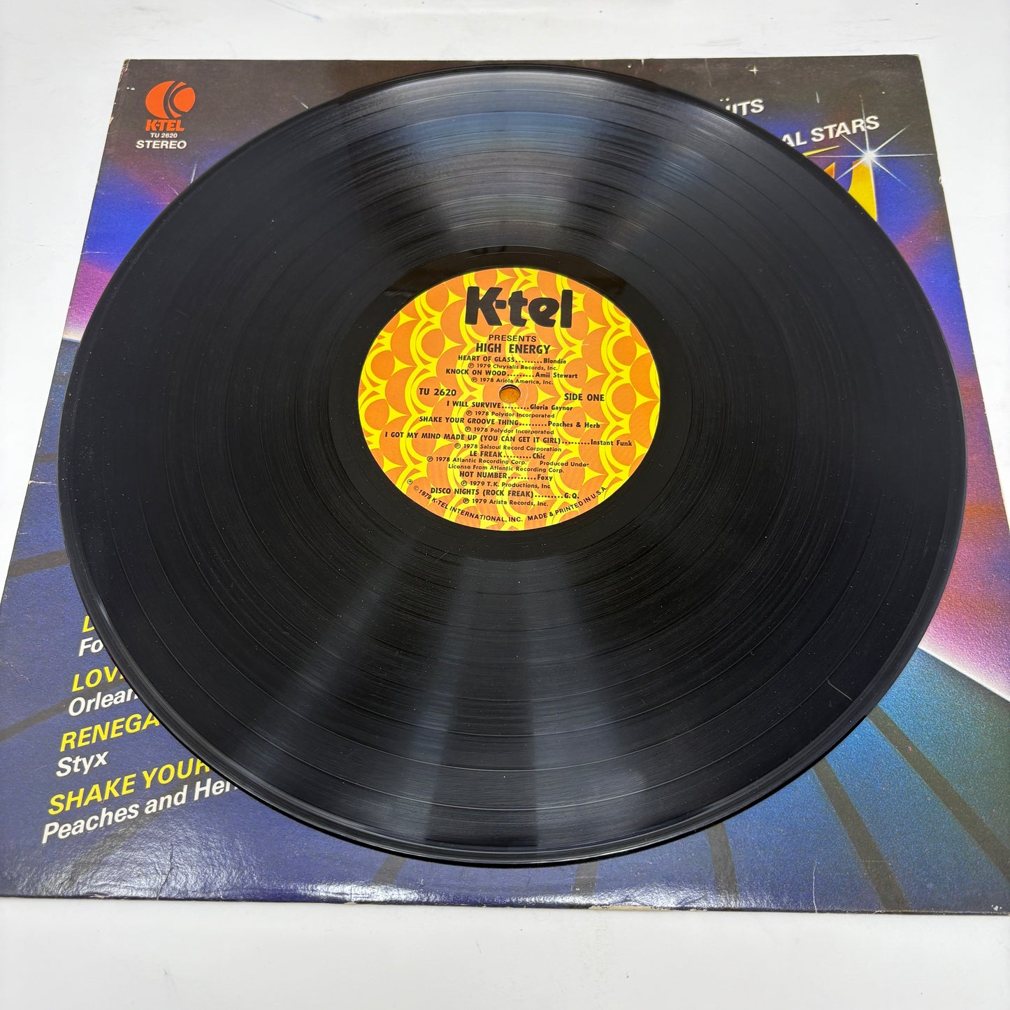 Various : High Energy - All Original Hits All Original Stars (LP,Compilation)