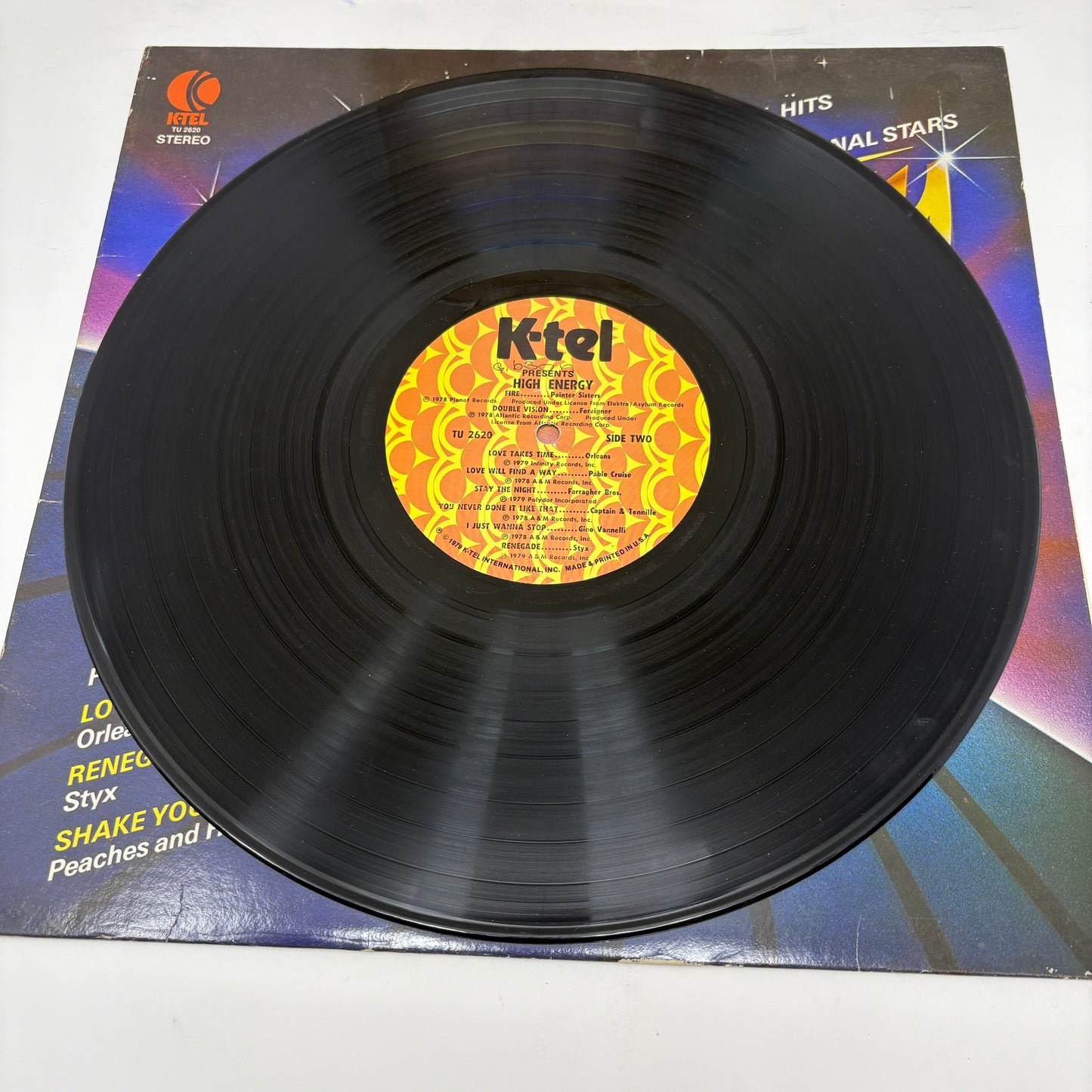 Various : High Energy - All Original Hits All Original Stars (LP,Compilation)