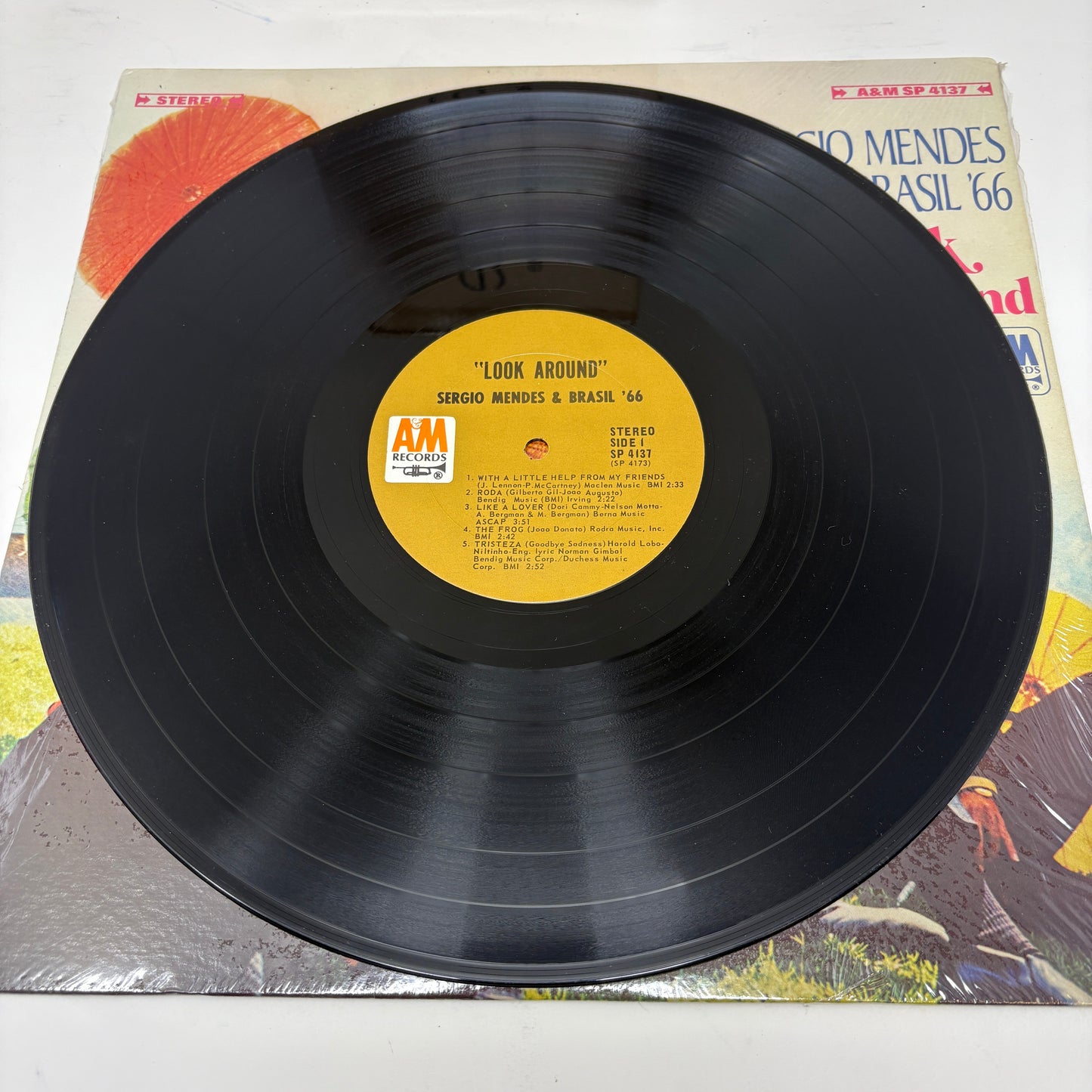 Sérgio Mendes & Brasil '66 : Look Around (LP,Album,Misprint,Repress,Stereo)