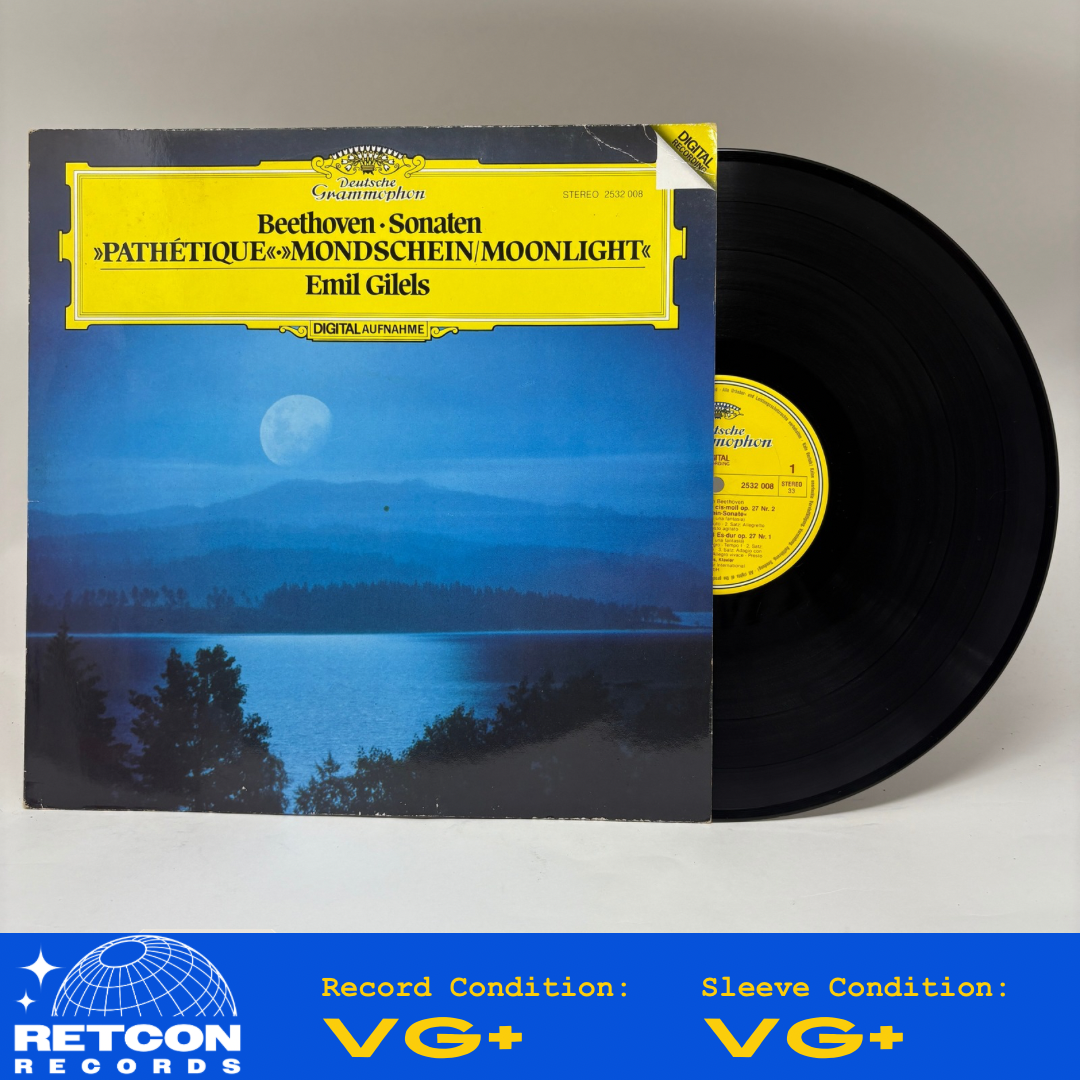 Ludwig van Beethoven, Emil Gilels : Sonaten  »Pathétique« / «Mondschein = Moonlight = Clair De Lune« (LP,Album)