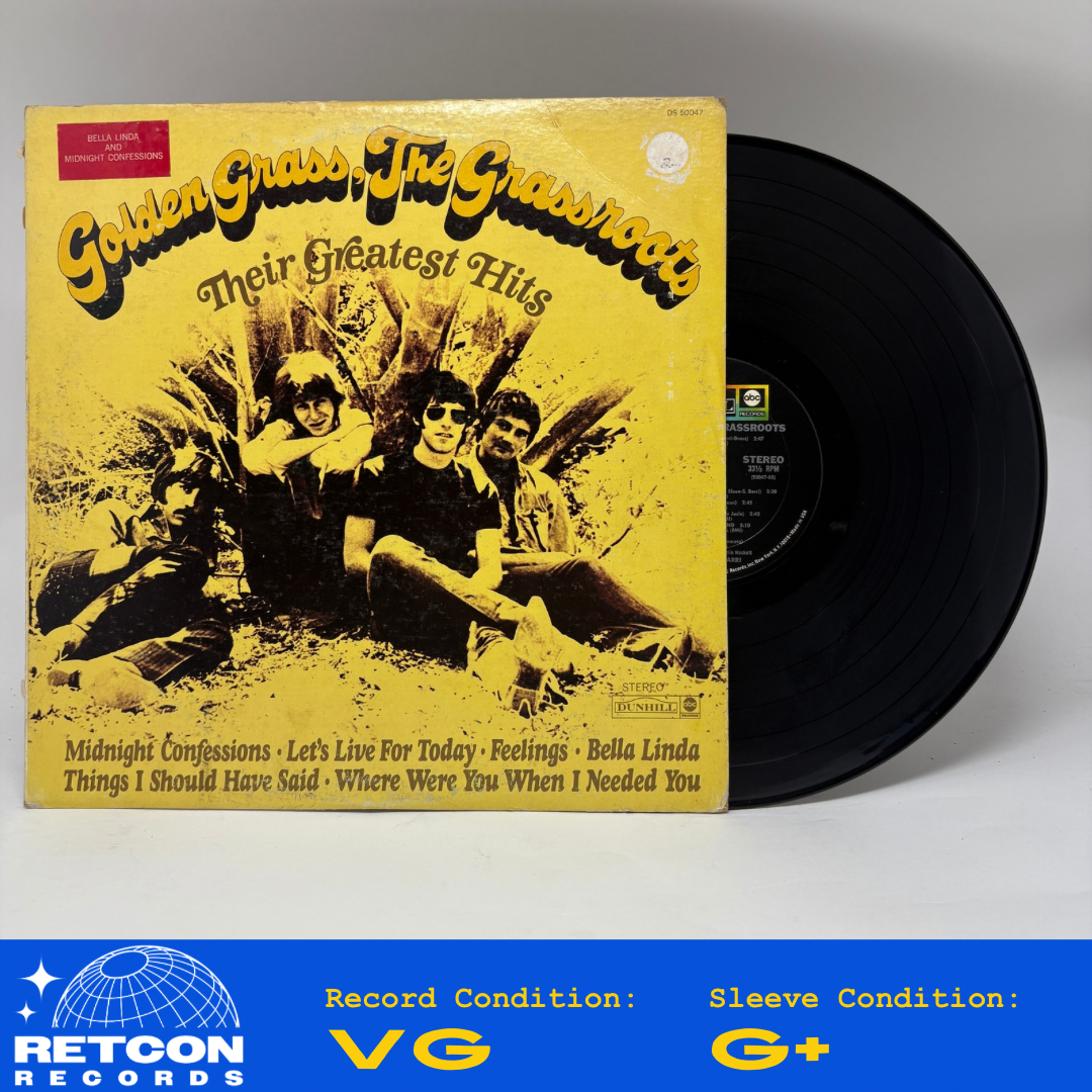 The Grass Roots : Golden Grass (Their Greatest Hits) (LP,Compilation,Stereo)