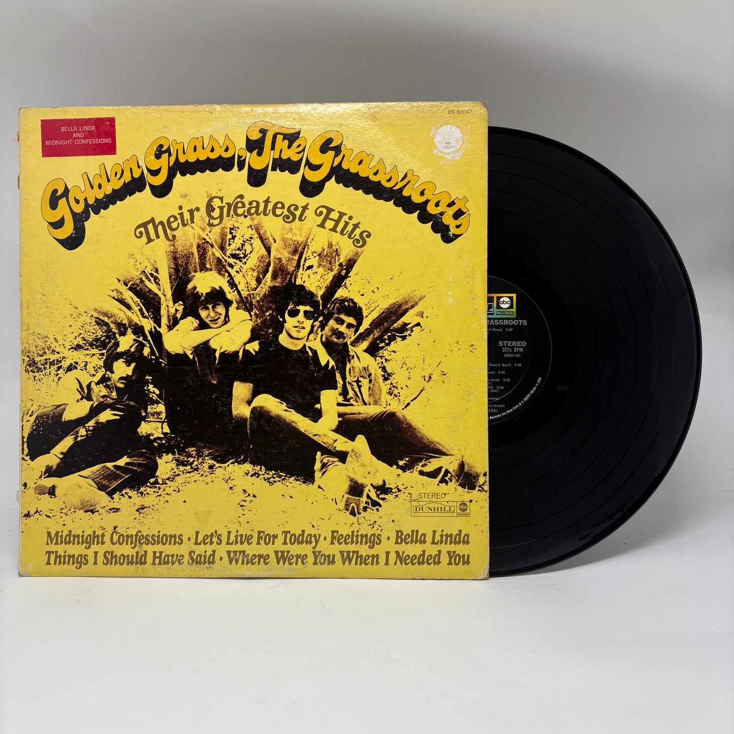 The Grass Roots : Golden Grass (Their Greatest Hits) (LP,Compilation,Stereo)