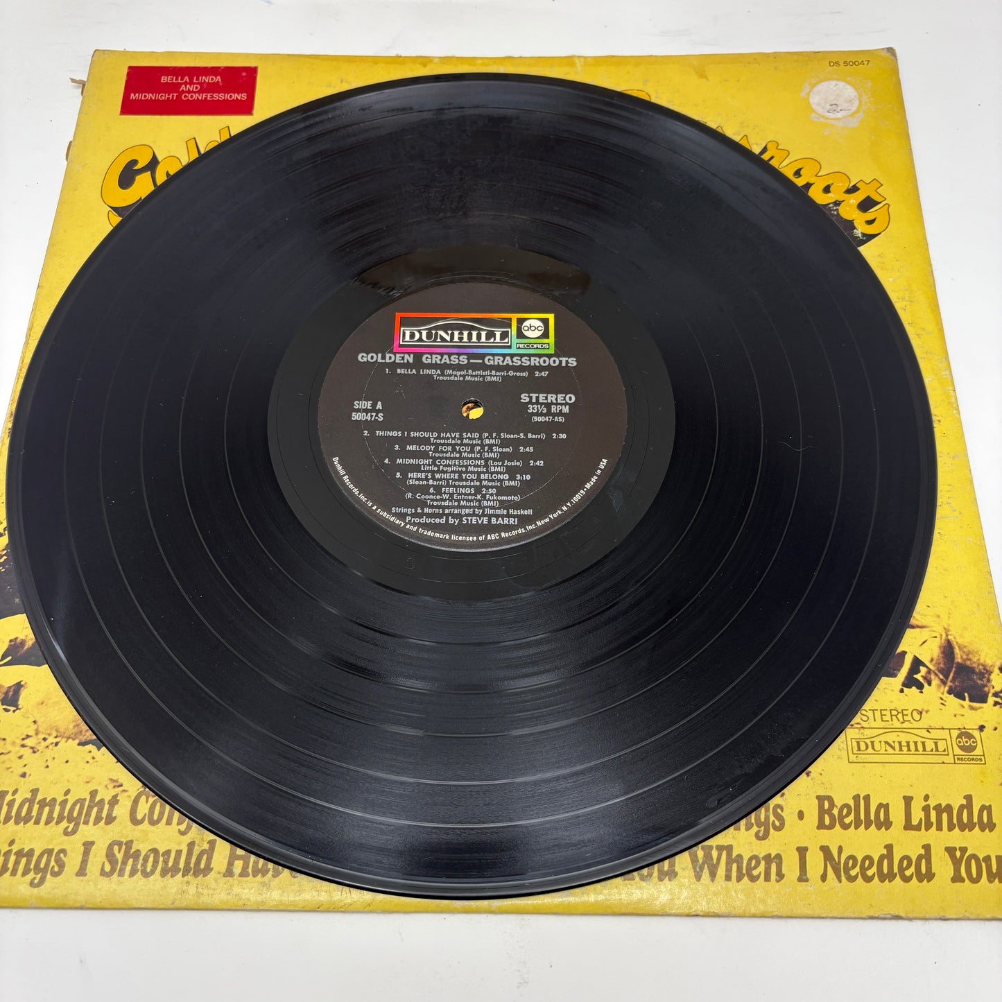 The Grass Roots : Golden Grass (Their Greatest Hits) (LP,Compilation,Stereo)