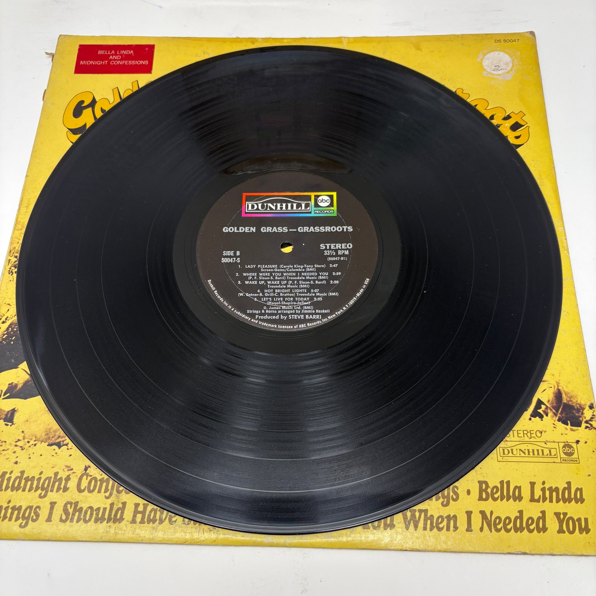 The Grass Roots : Golden Grass (Their Greatest Hits) (LP,Compilation,Stereo)