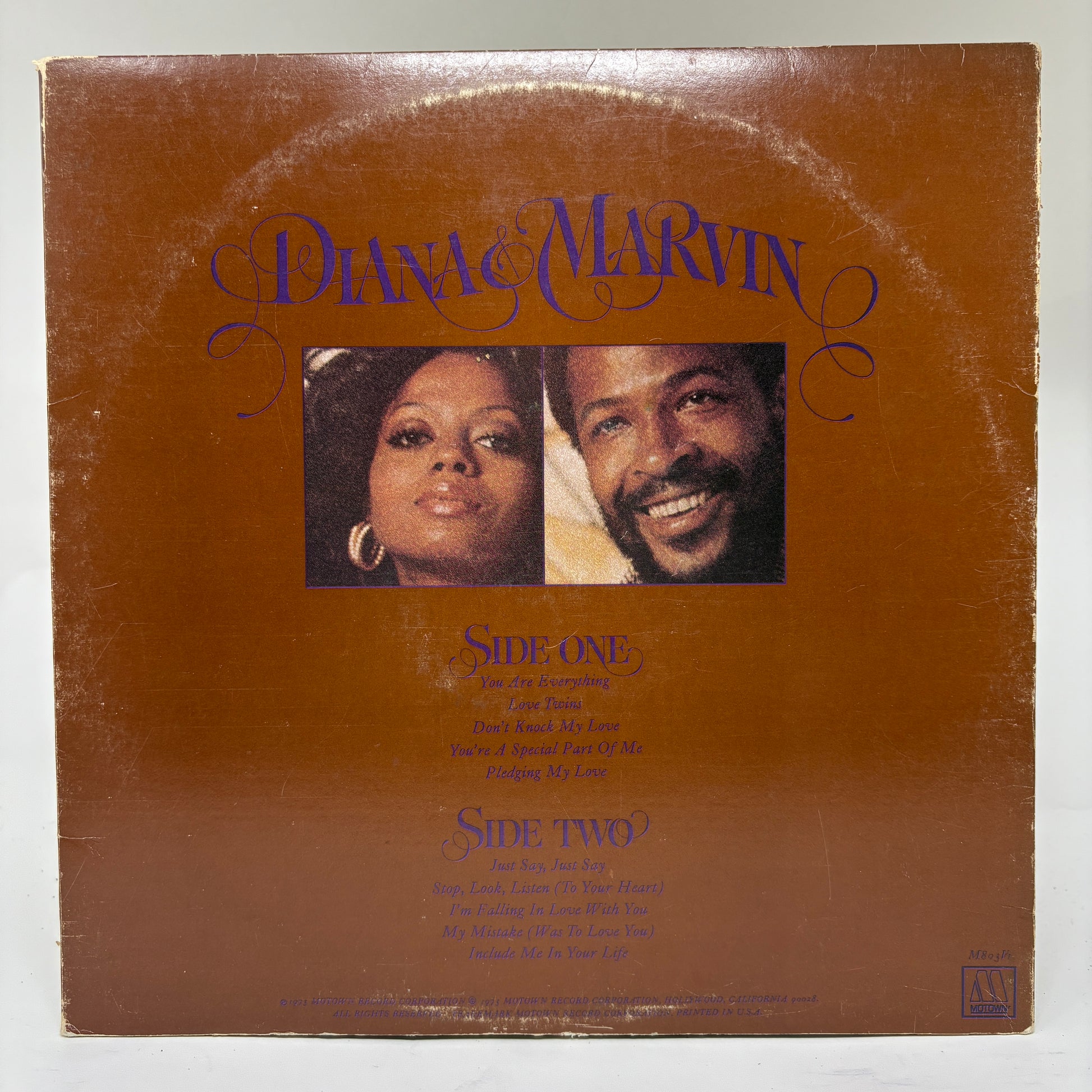 Diana Ross & Marvin Gaye : Diana & Marvin (LP,Album,Stereo)