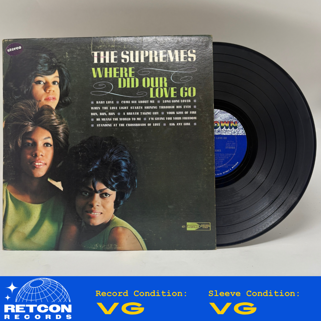 The Supremes : Where Did Our Love Go (LP,Album,Stereo)