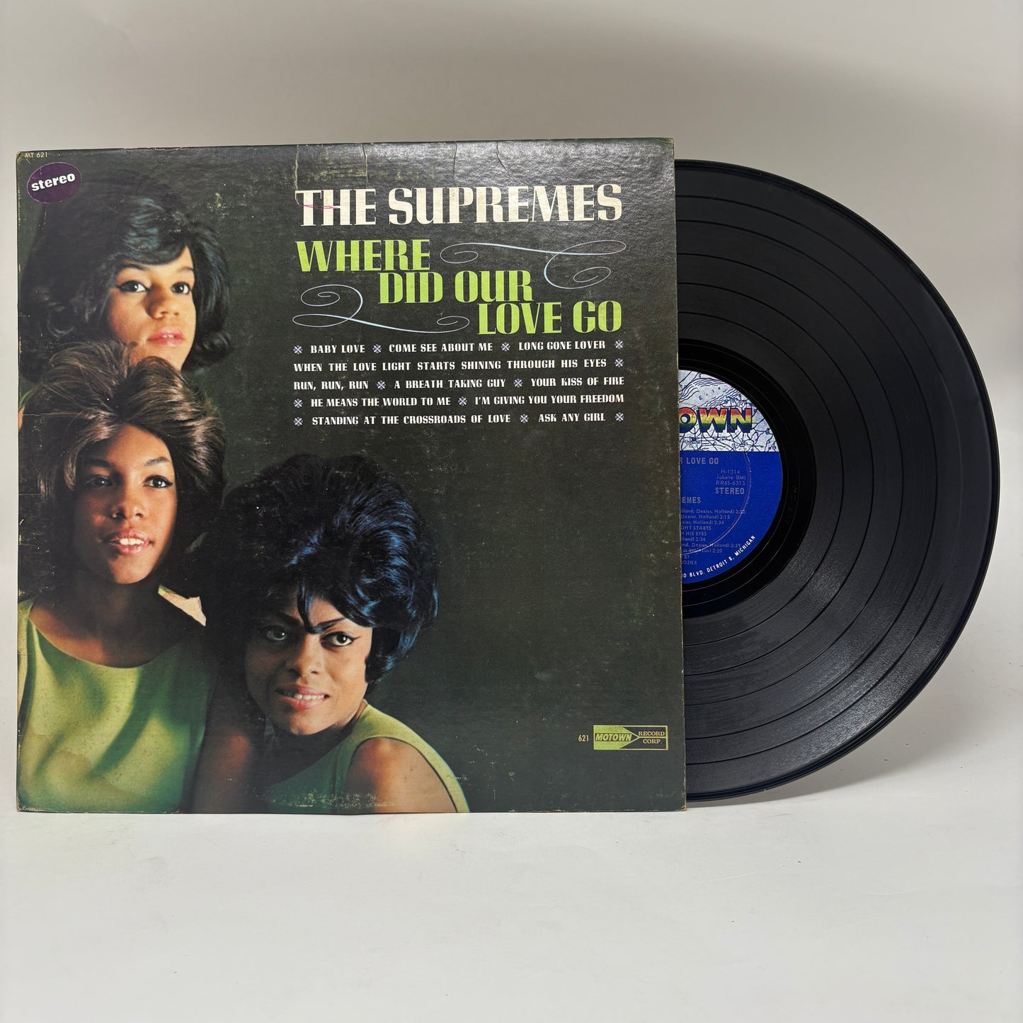 The Supremes : Where Did Our Love Go (LP,Album,Stereo)