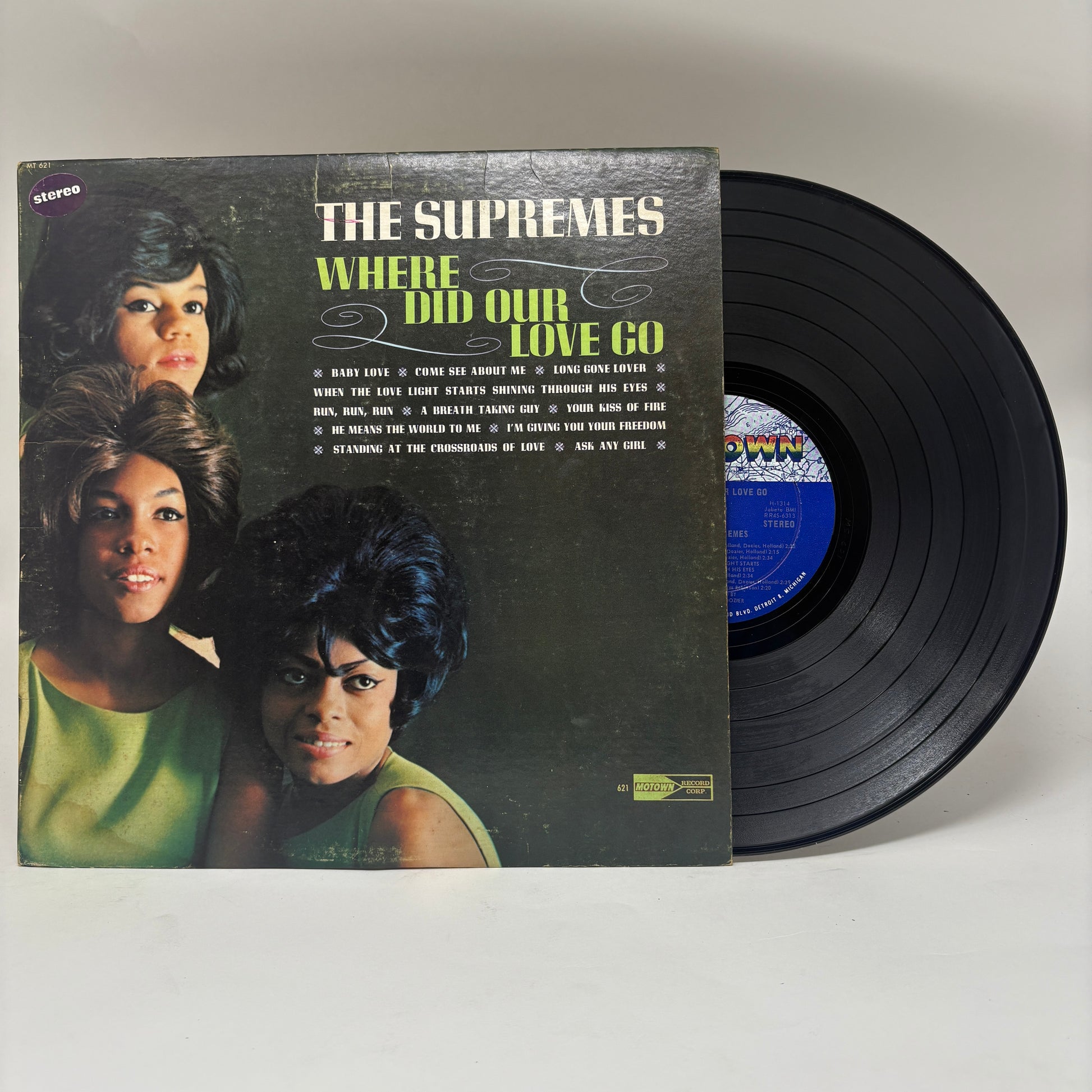 The Supremes : Where Did Our Love Go (LP,Album,Stereo)