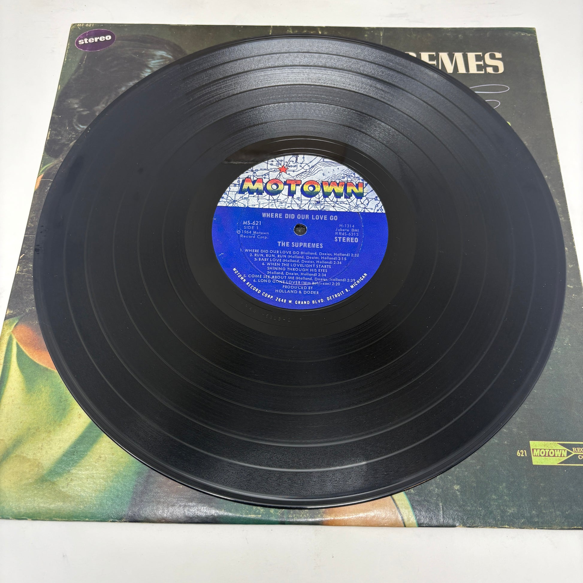 The Supremes : Where Did Our Love Go (LP,Album,Stereo)