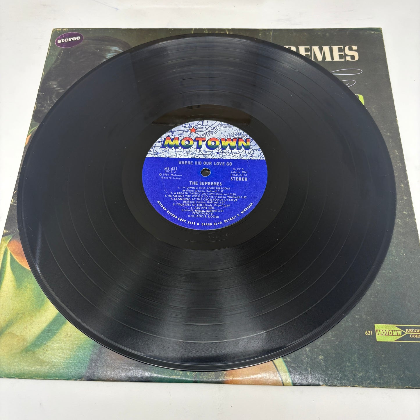 The Supremes : Where Did Our Love Go (LP,Album,Stereo)