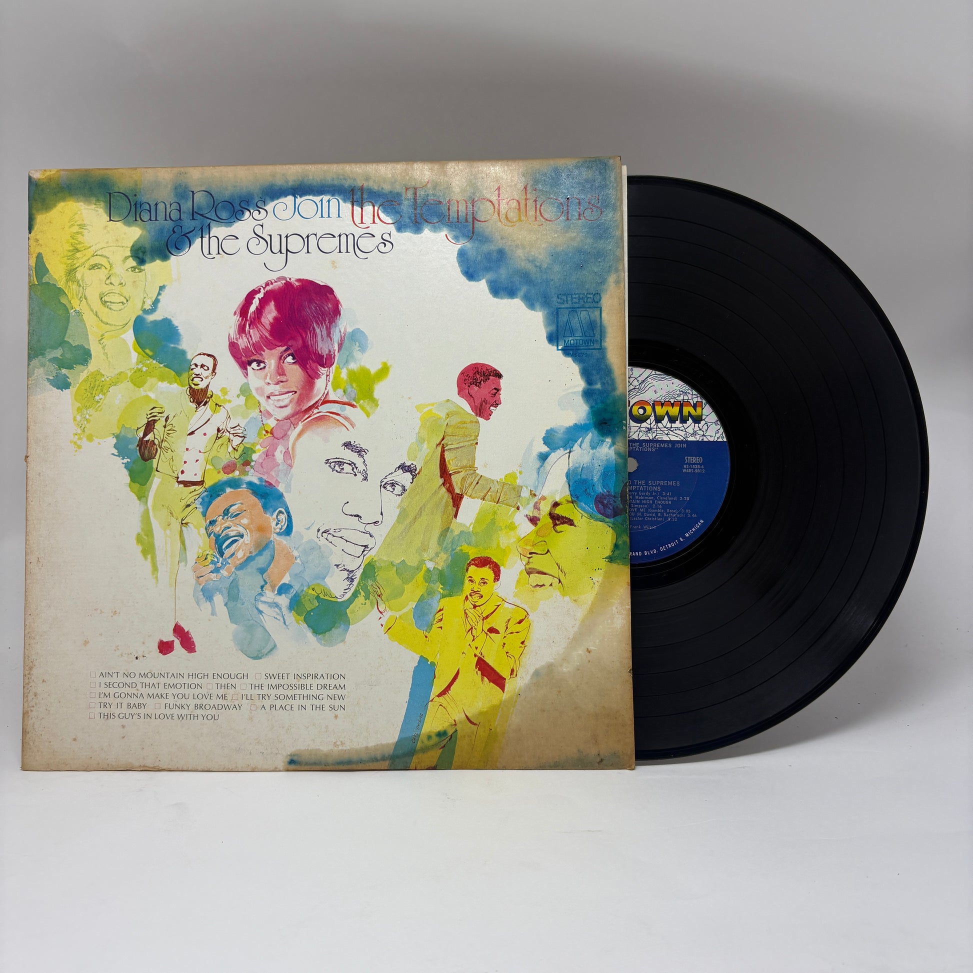 The Supremes Join The Temptations : Diana Ross & The Supremes Join The Temptations (LP,Album,Stereo)