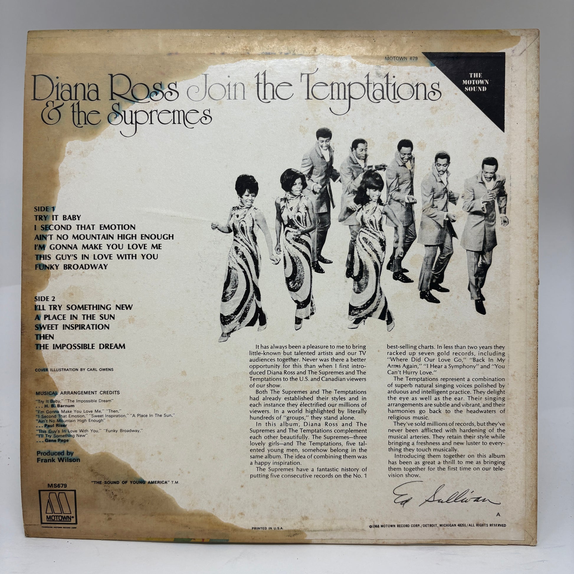 The Supremes Join The Temptations : Diana Ross & The Supremes Join The Temptations (LP,Album,Stereo)