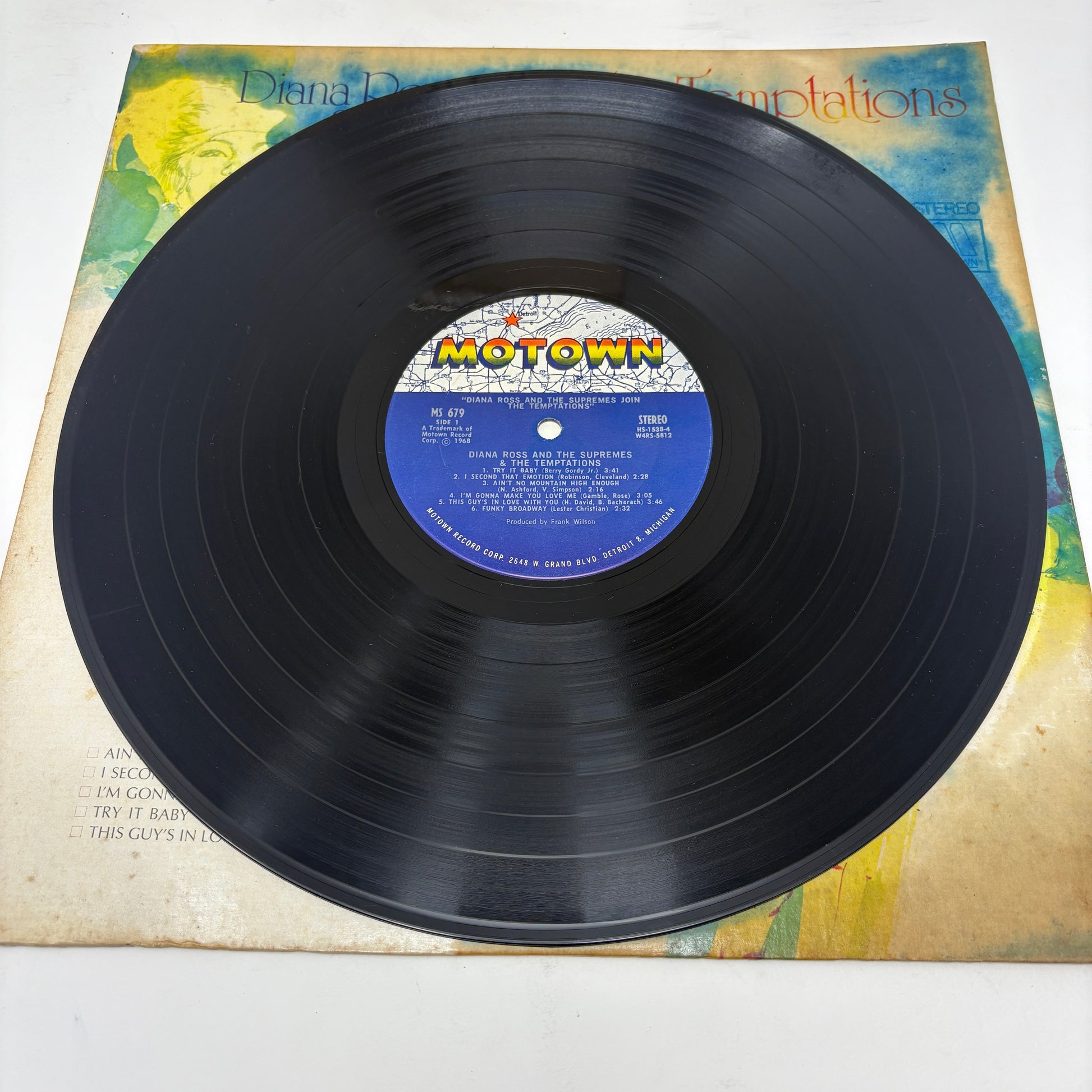 The Supremes Join The Temptations : Diana Ross & The Supremes Join The Temptations (LP,Album,Stereo)