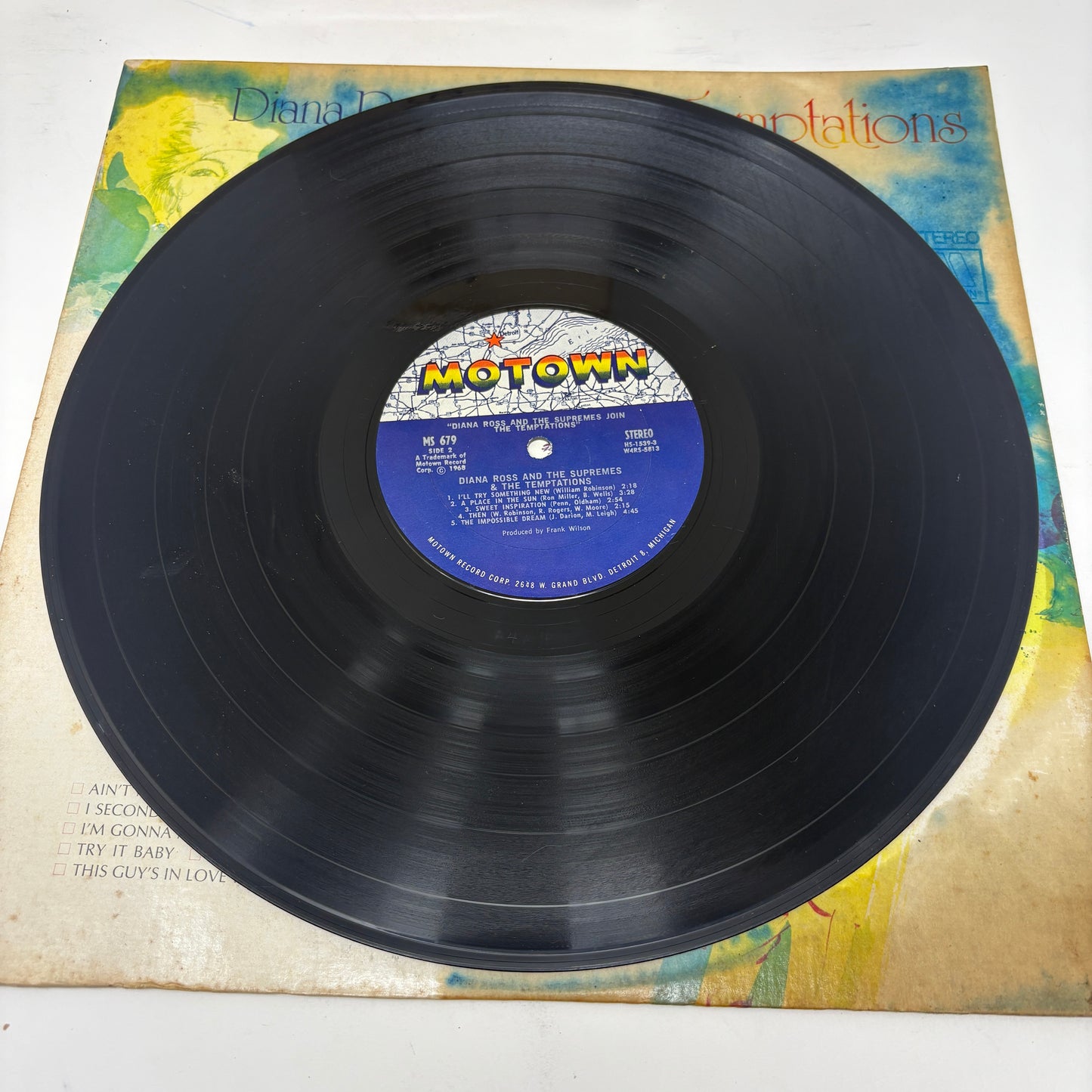 The Supremes Join The Temptations : Diana Ross & The Supremes Join The Temptations (LP,Album,Stereo)