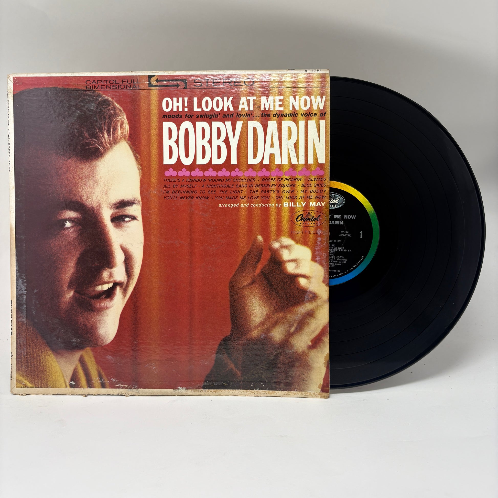Bobby Darin : Oh! Look At Me Now (LP,Album,Stereo)