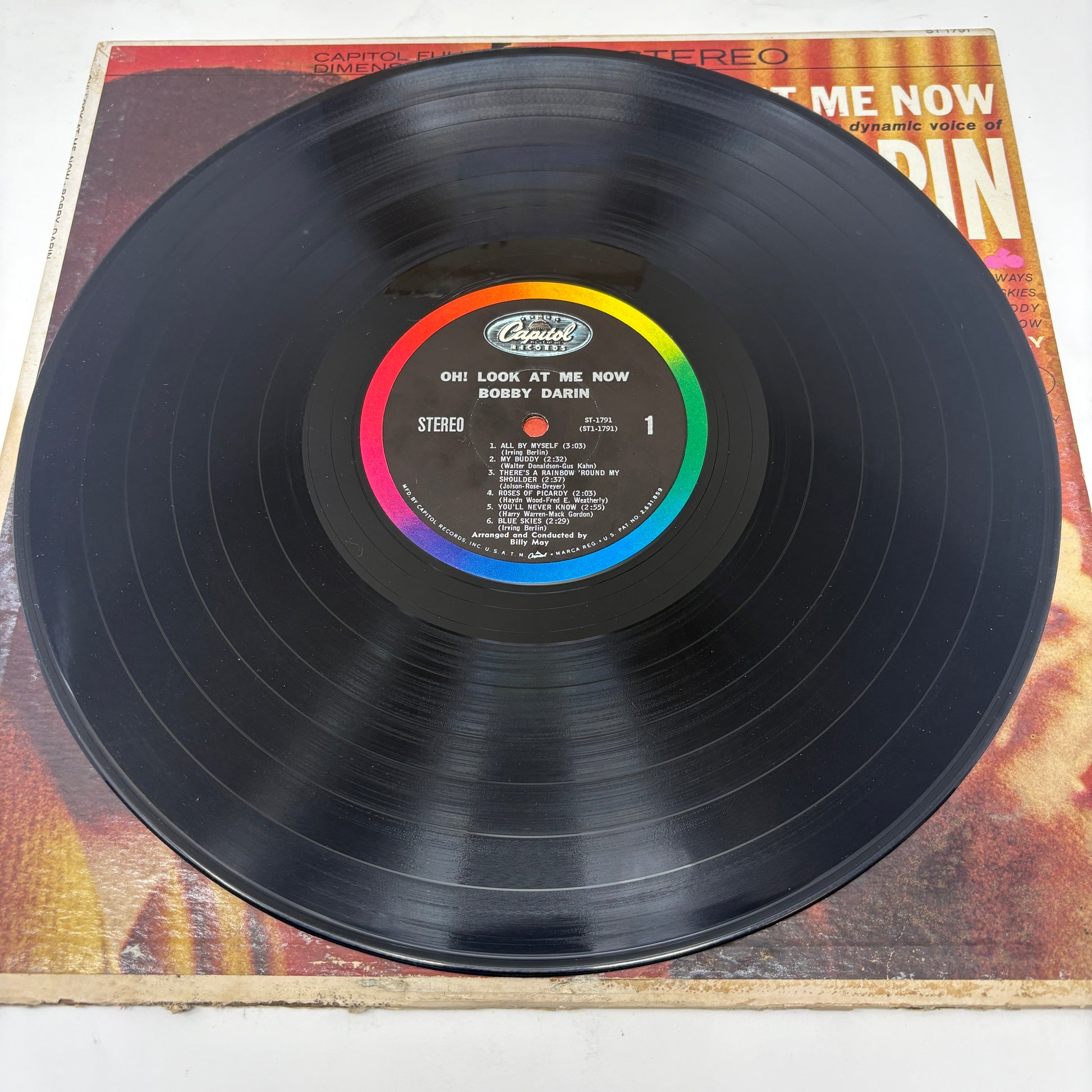 Bobby Darin : Oh! Look At Me Now (LP,Album,Stereo)