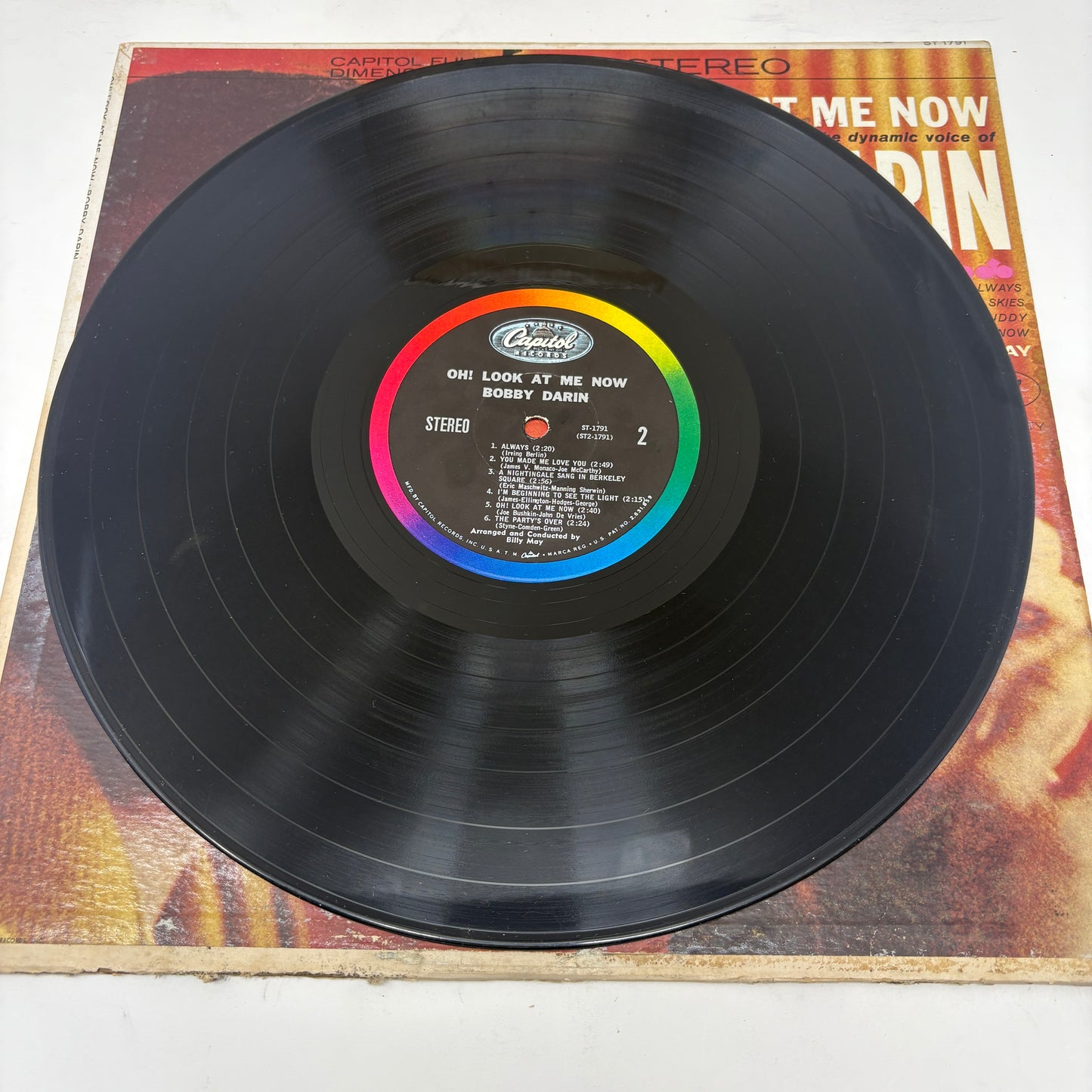 Bobby Darin : Oh! Look At Me Now (LP,Album,Stereo)