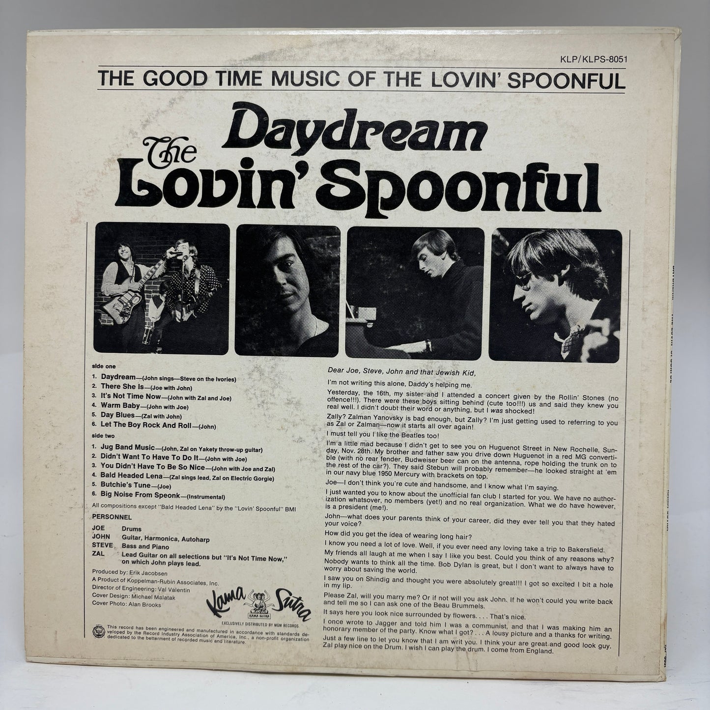 The Lovin' Spoonful : Daydream (LP,Album,Mono)