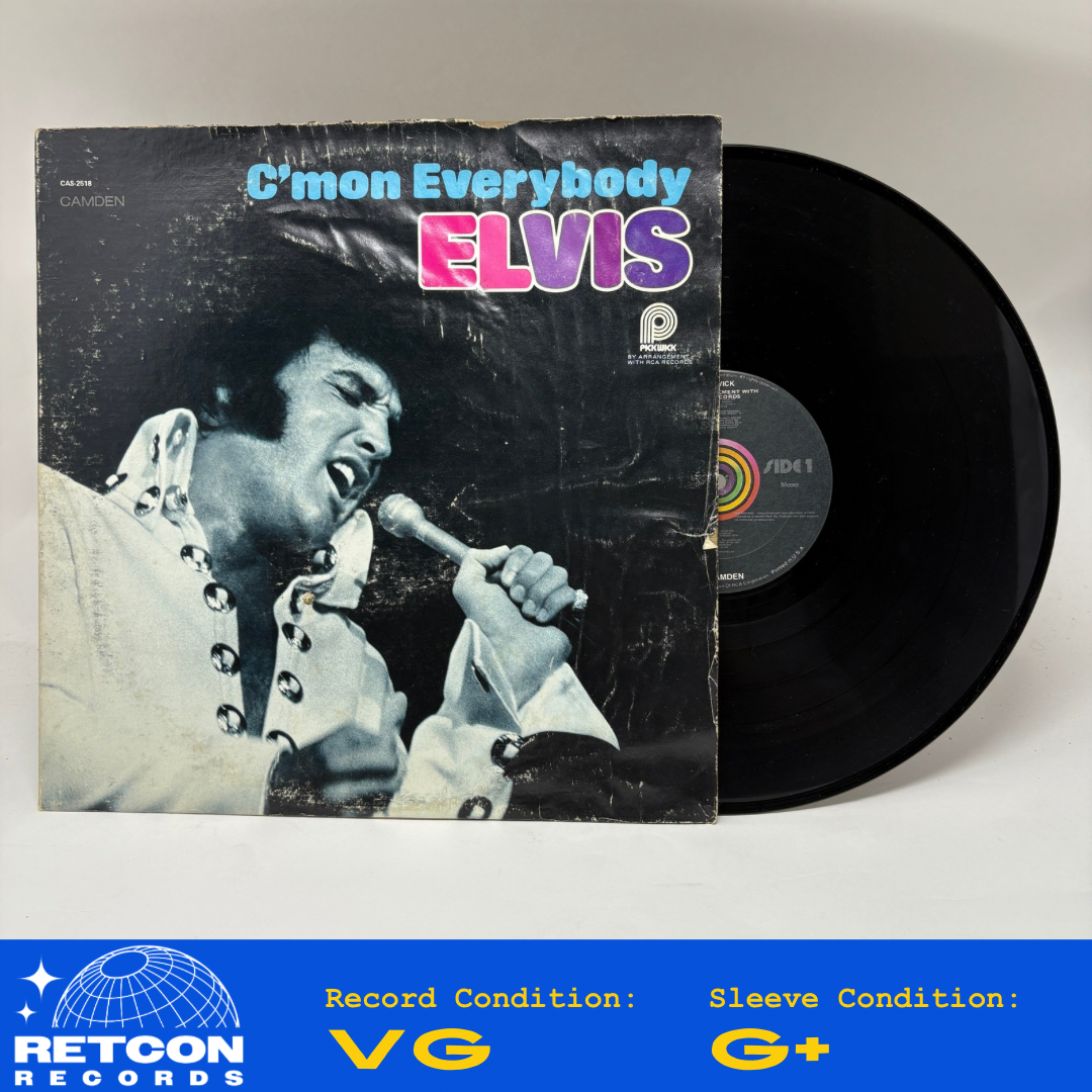 Elvis Presley : C'mon Everybody (LP,Compilation,Reissue,Mono)