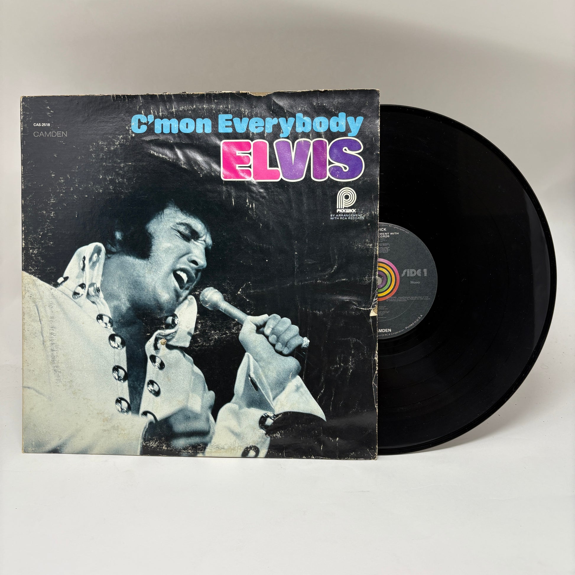 Elvis Presley : C'mon Everybody (LP,Compilation,Reissue,Mono)