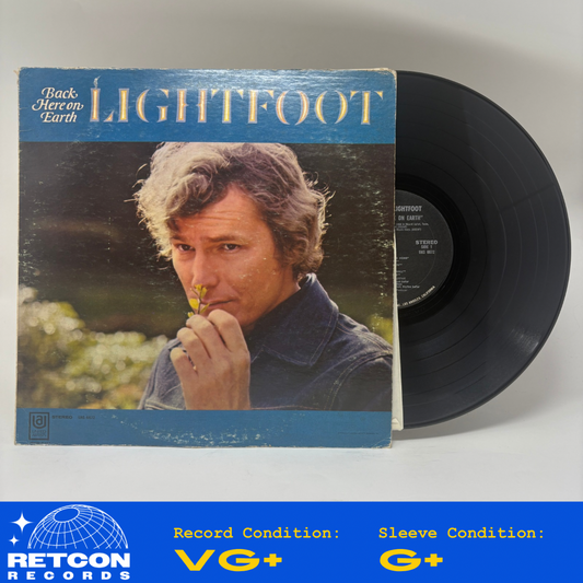 Gordon Lightfoot : Back Here On Earth (LP,Album,Repress)