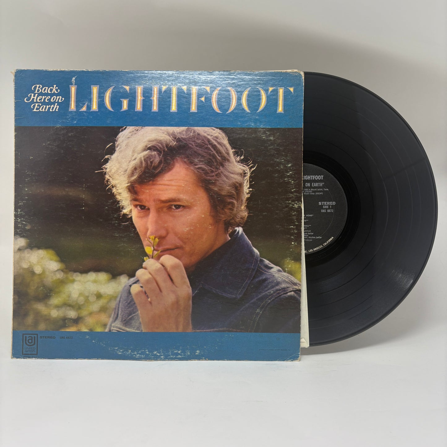 Gordon Lightfoot : Back Here On Earth (LP,Album,Repress)