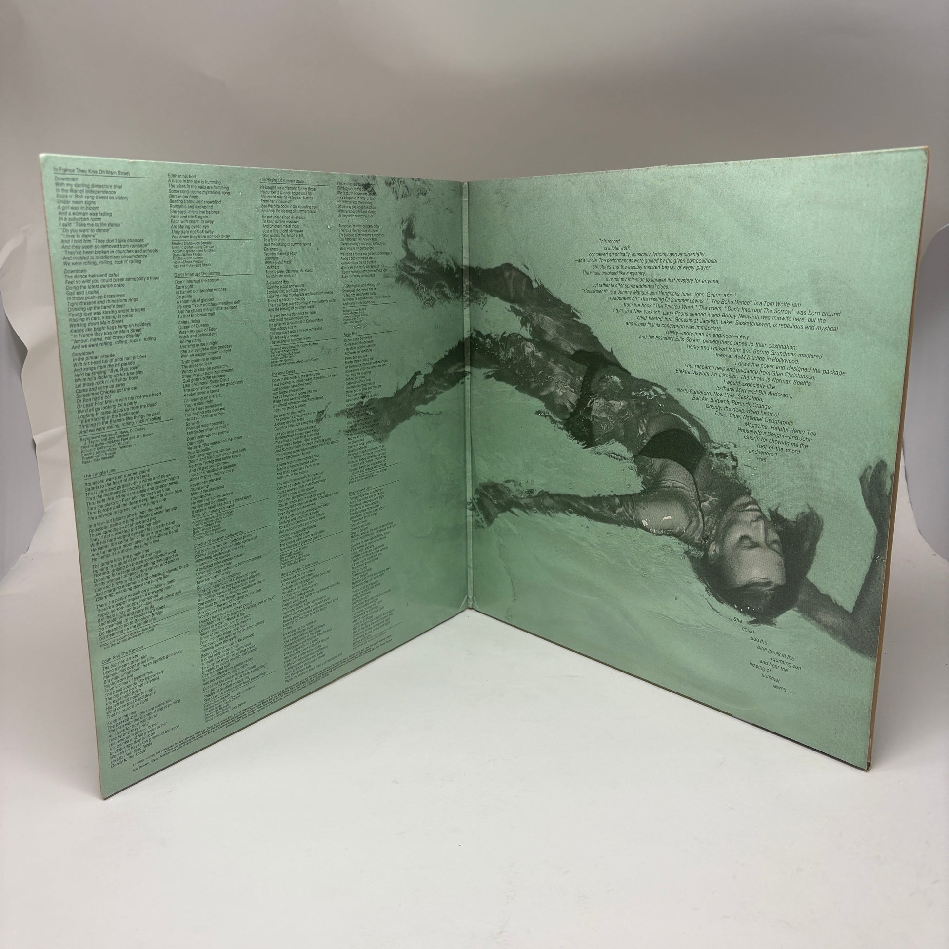 Joni Mitchell : The Hissing Of Summer Lawns (LP,Album)