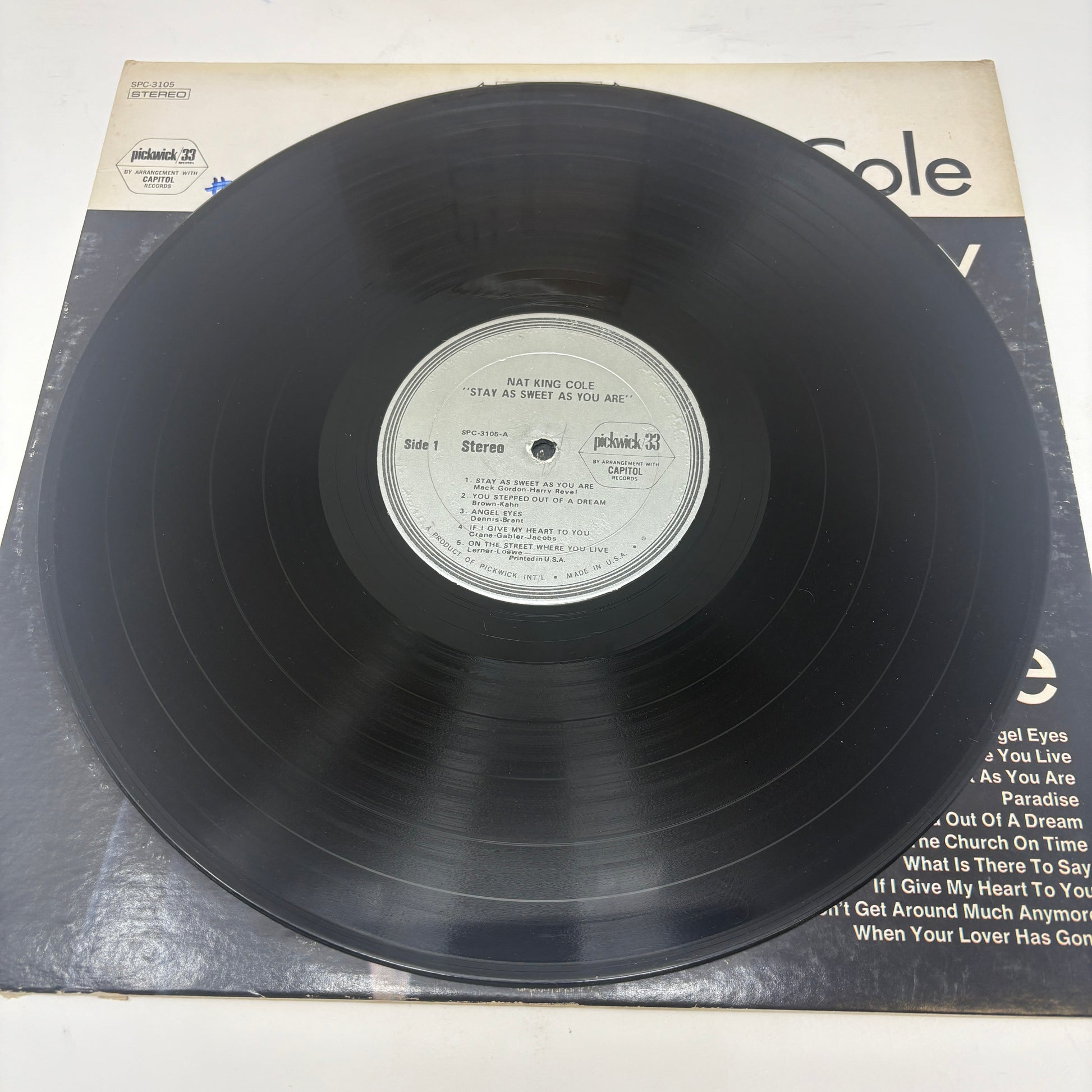 Nat King Cole : Stay As Sweet As You Are (LP,Album,Compilation,Reissue)