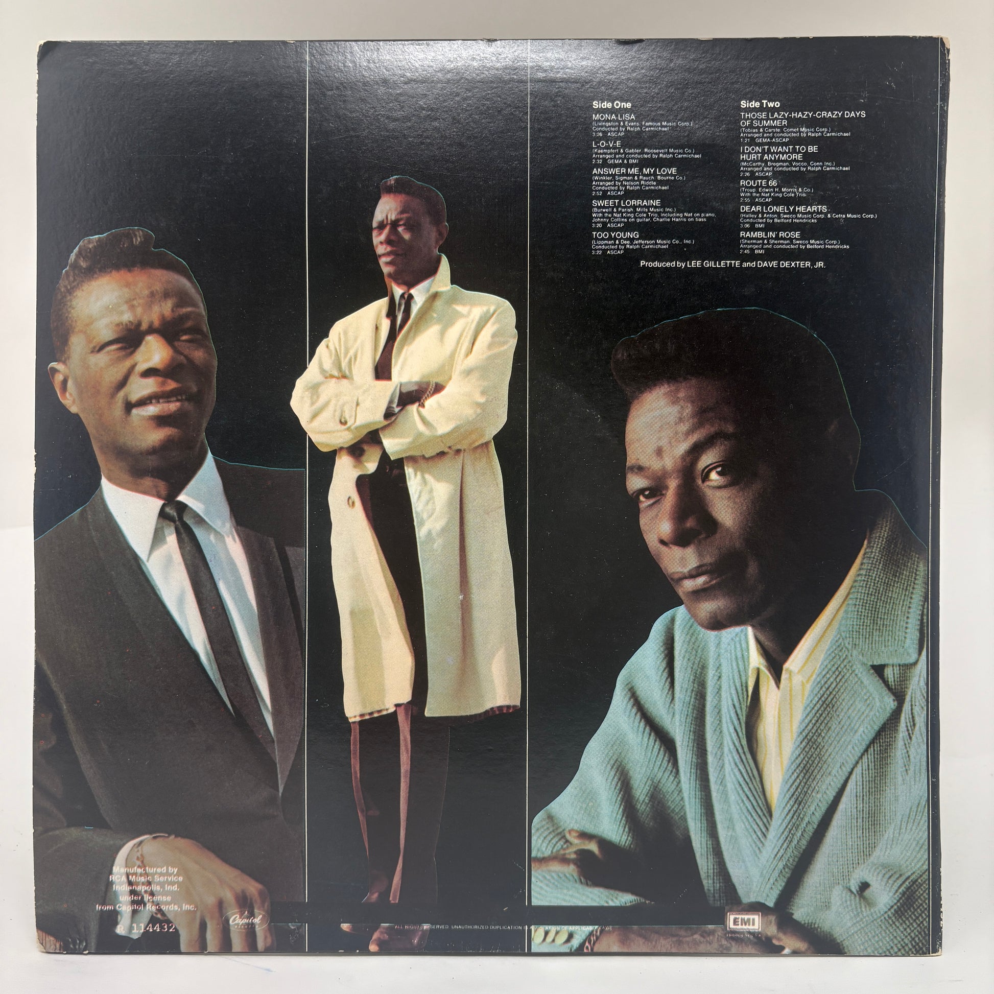 Nat King Cole : The Best Of Nat King Cole (LP,Compilation,Club Edition,Reissue)