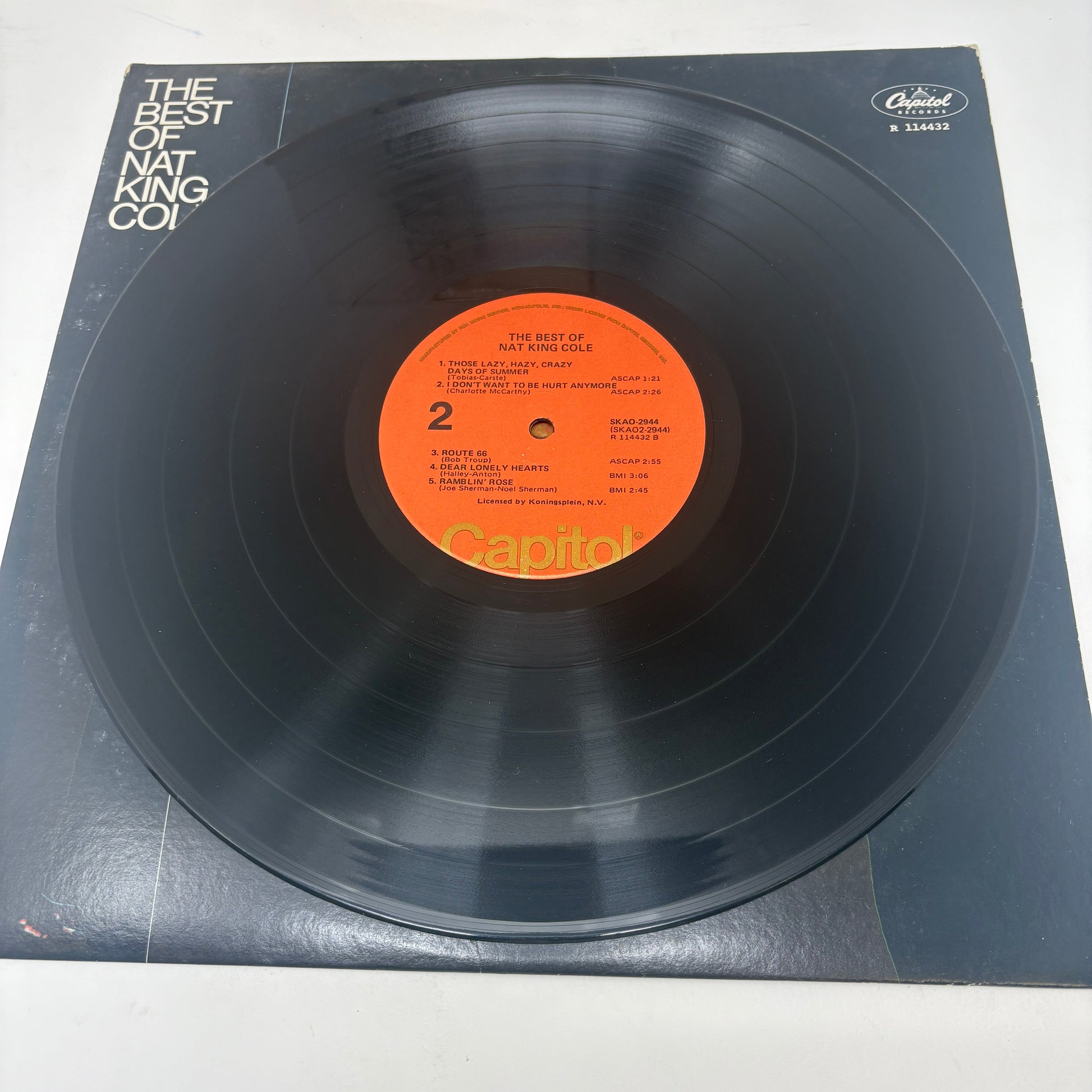 Nat King Cole : The Best Of Nat King Cole (LP,Compilation,Club Edition,Reissue)