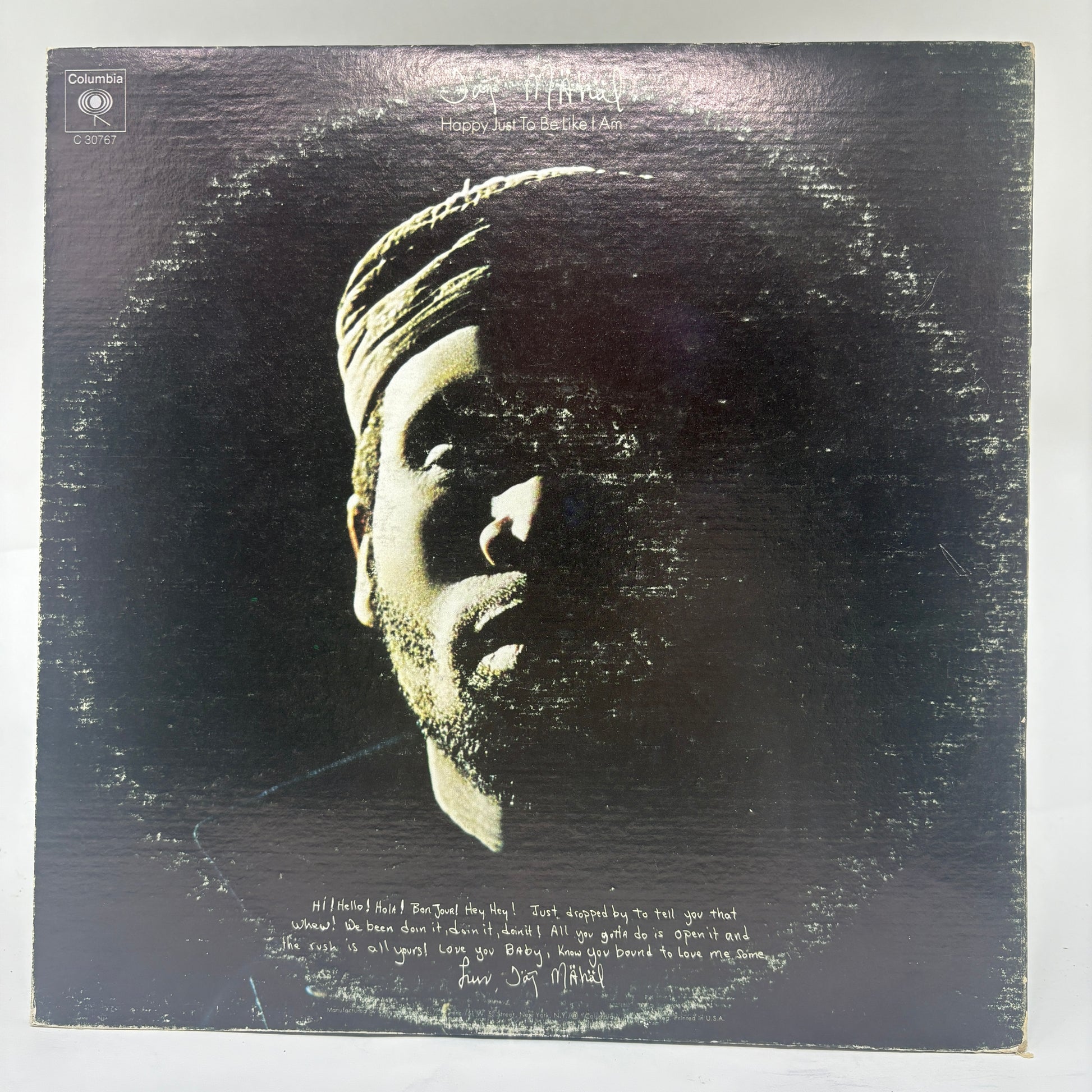 Taj Mahal : Happy Just To Be Like I Am (LP,Album)