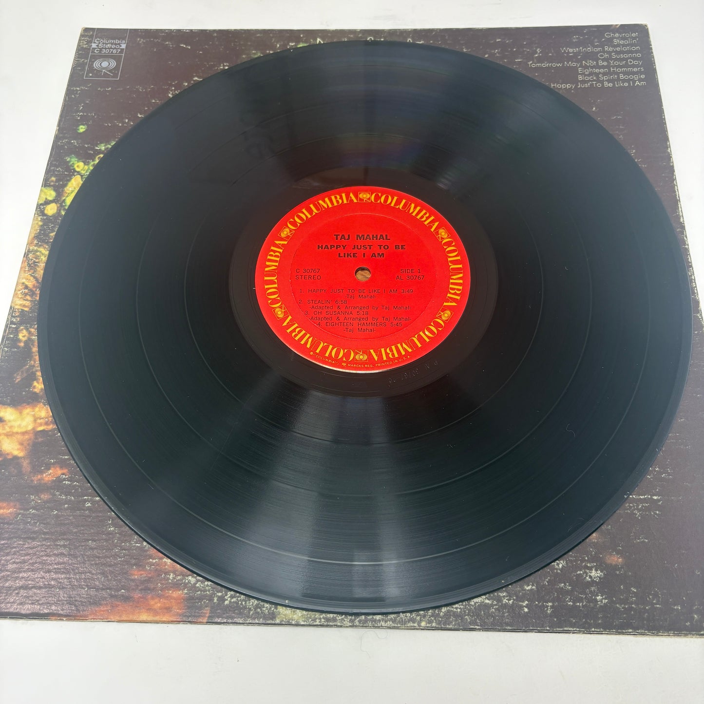 Taj Mahal : Happy Just To Be Like I Am (LP,Album)