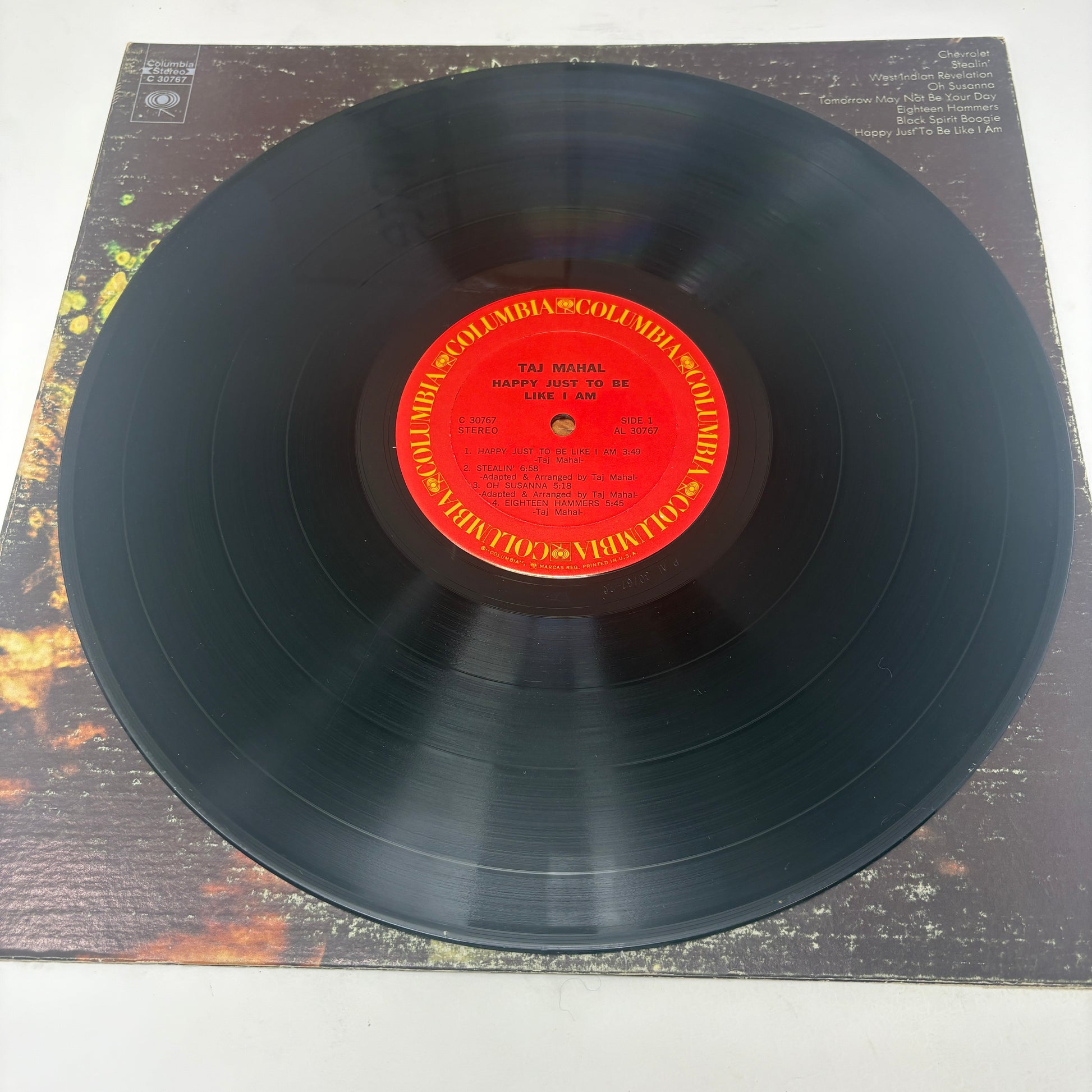 Taj Mahal : Happy Just To Be Like I Am (LP,Album)