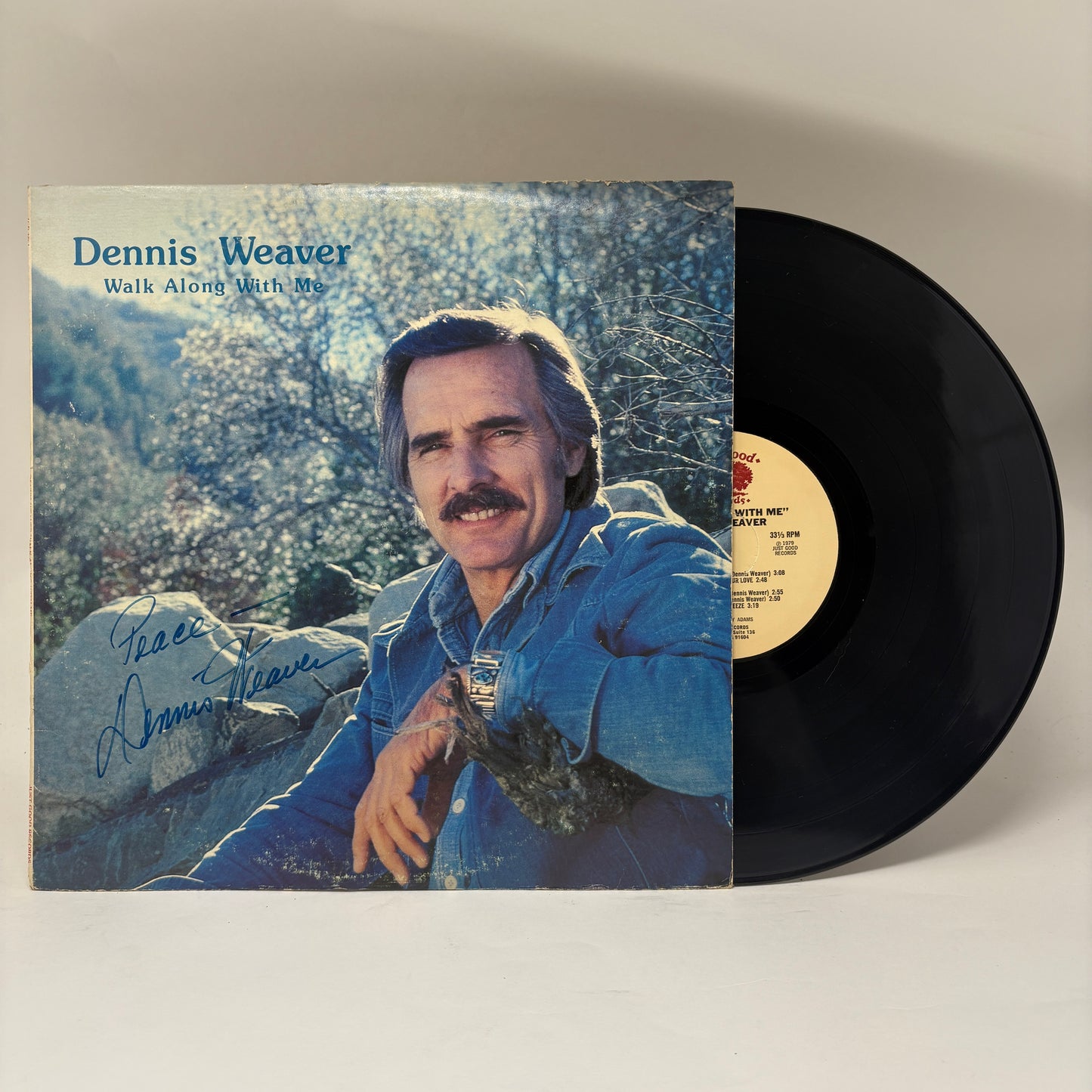 Dennis Weaver : Walk Along With Me (LP)