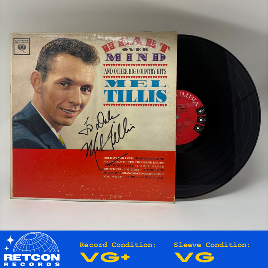 Mel Tillis : Heart Over Mind And Other Big Country Hits (LP,Mono)