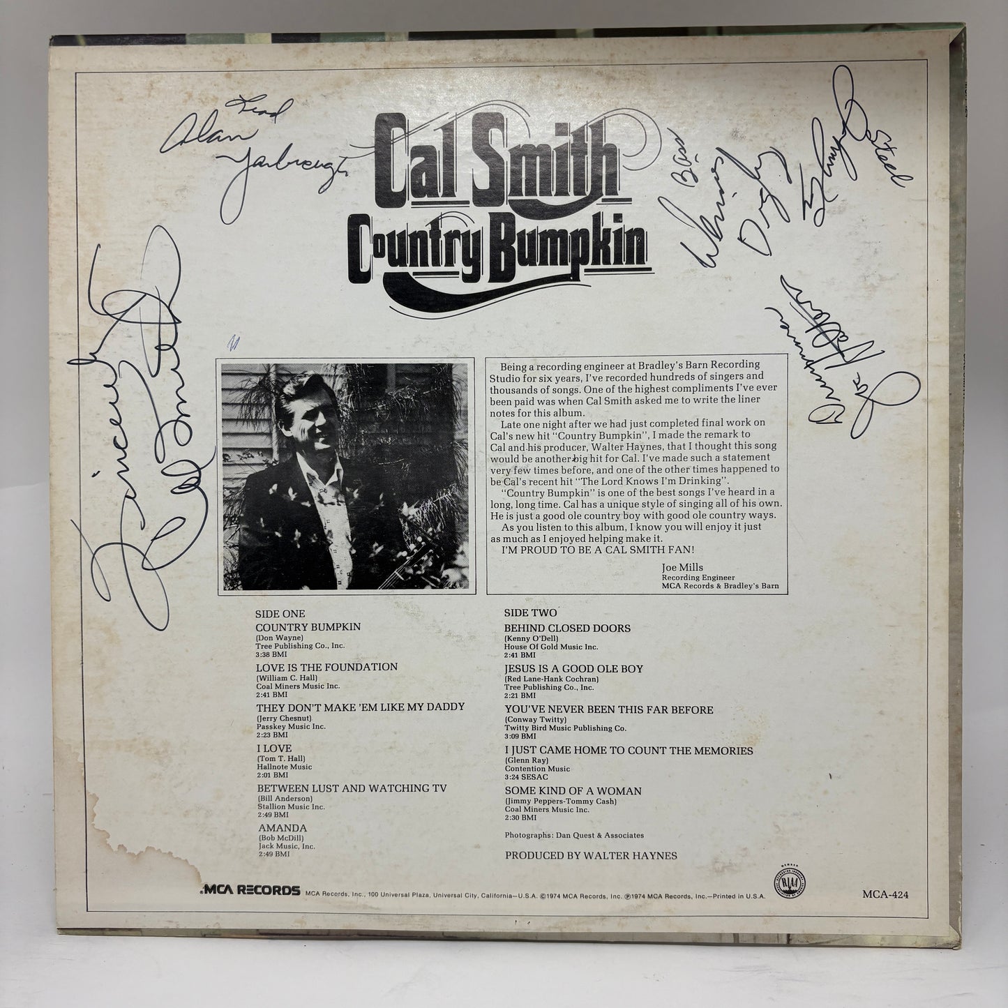 Cal Smith : Country Bumpkin (LP,Album)