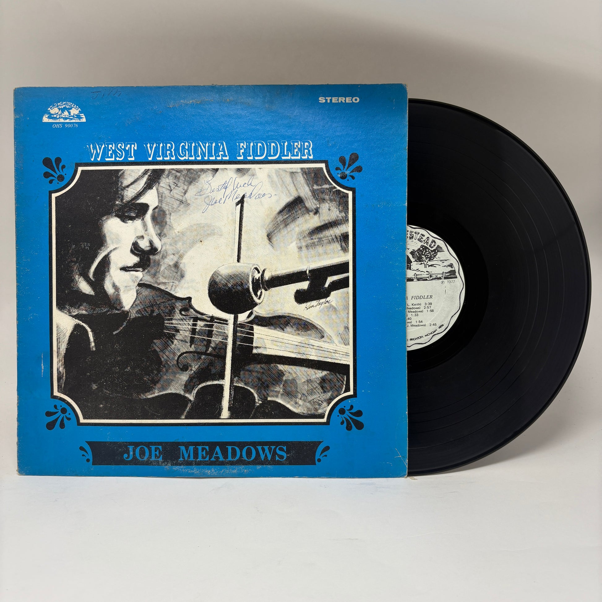 Ralph "Joe" Meadows : West Virginia Fiddler (LP,Album)
