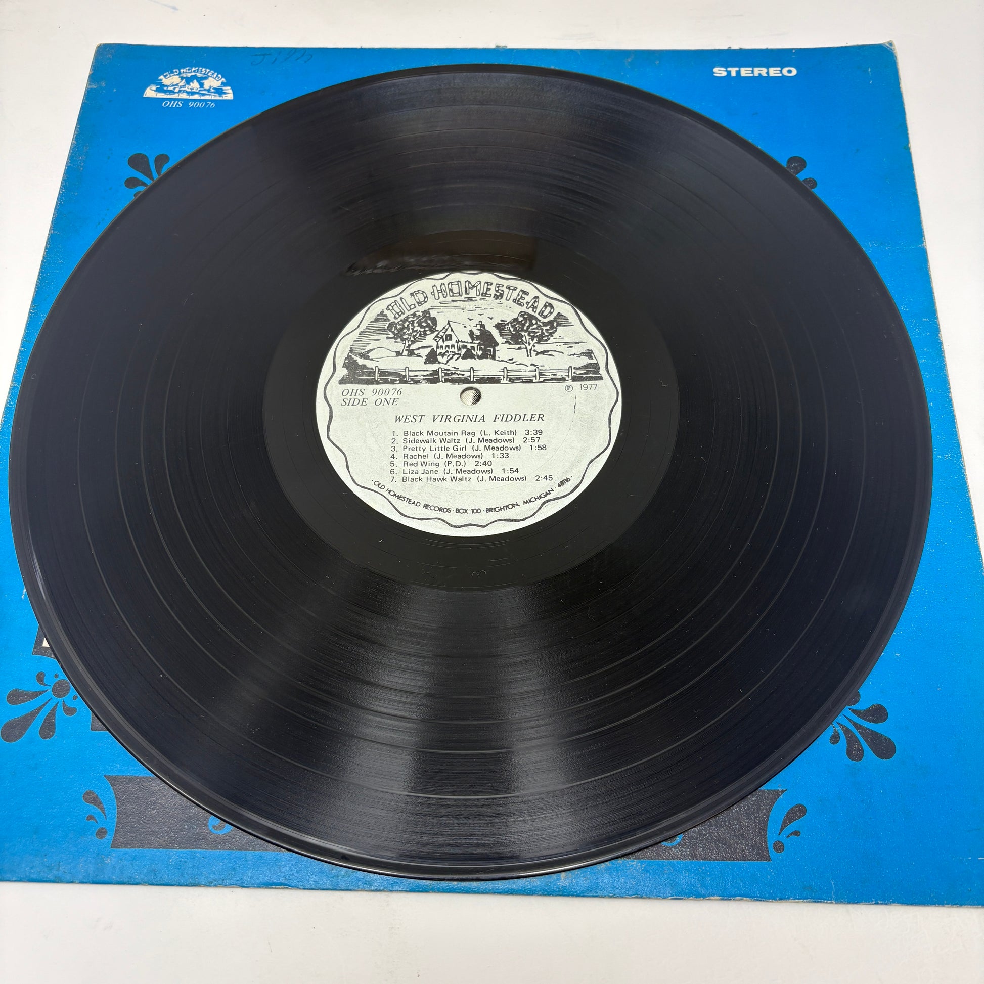 Ralph "Joe" Meadows : West Virginia Fiddler (LP,Album)