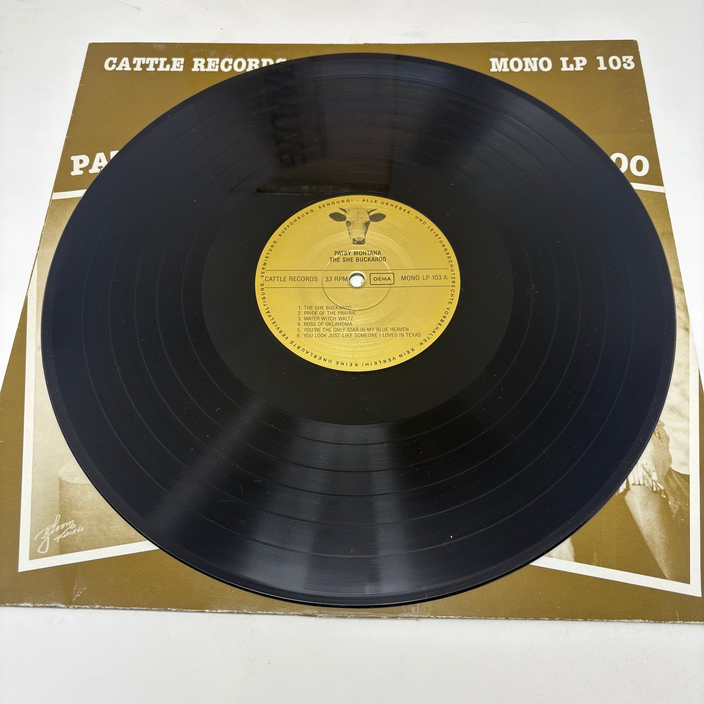 Patsy Montana : The She Buckaroo (LP,Album,Mono)