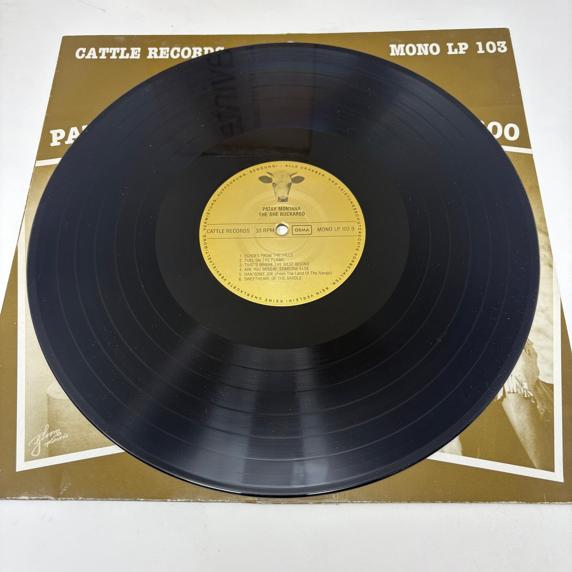 Patsy Montana : The She Buckaroo (LP,Album,Mono)