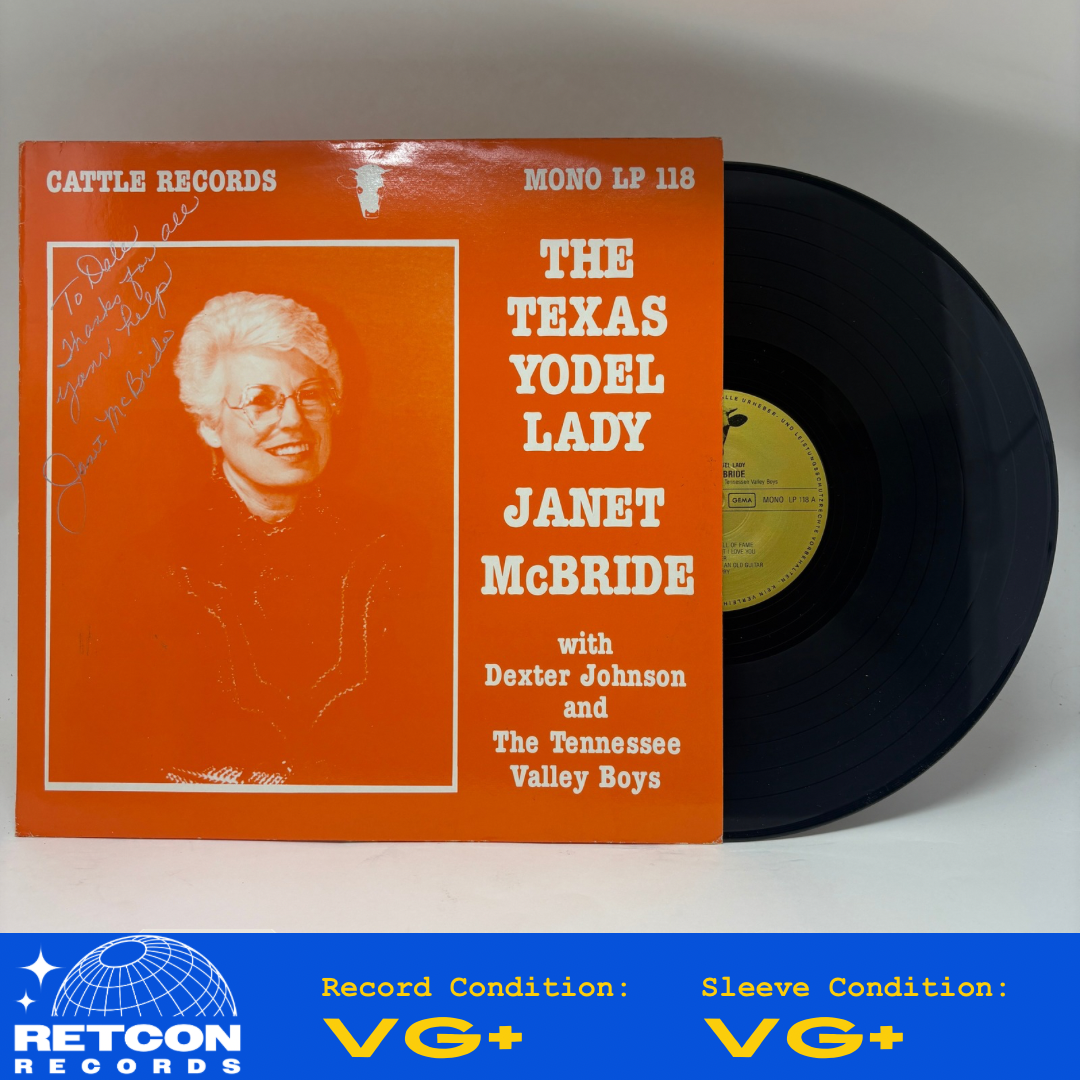 Janet McBride : The Texas Yodel Lady (LP,Compilation,Mono)