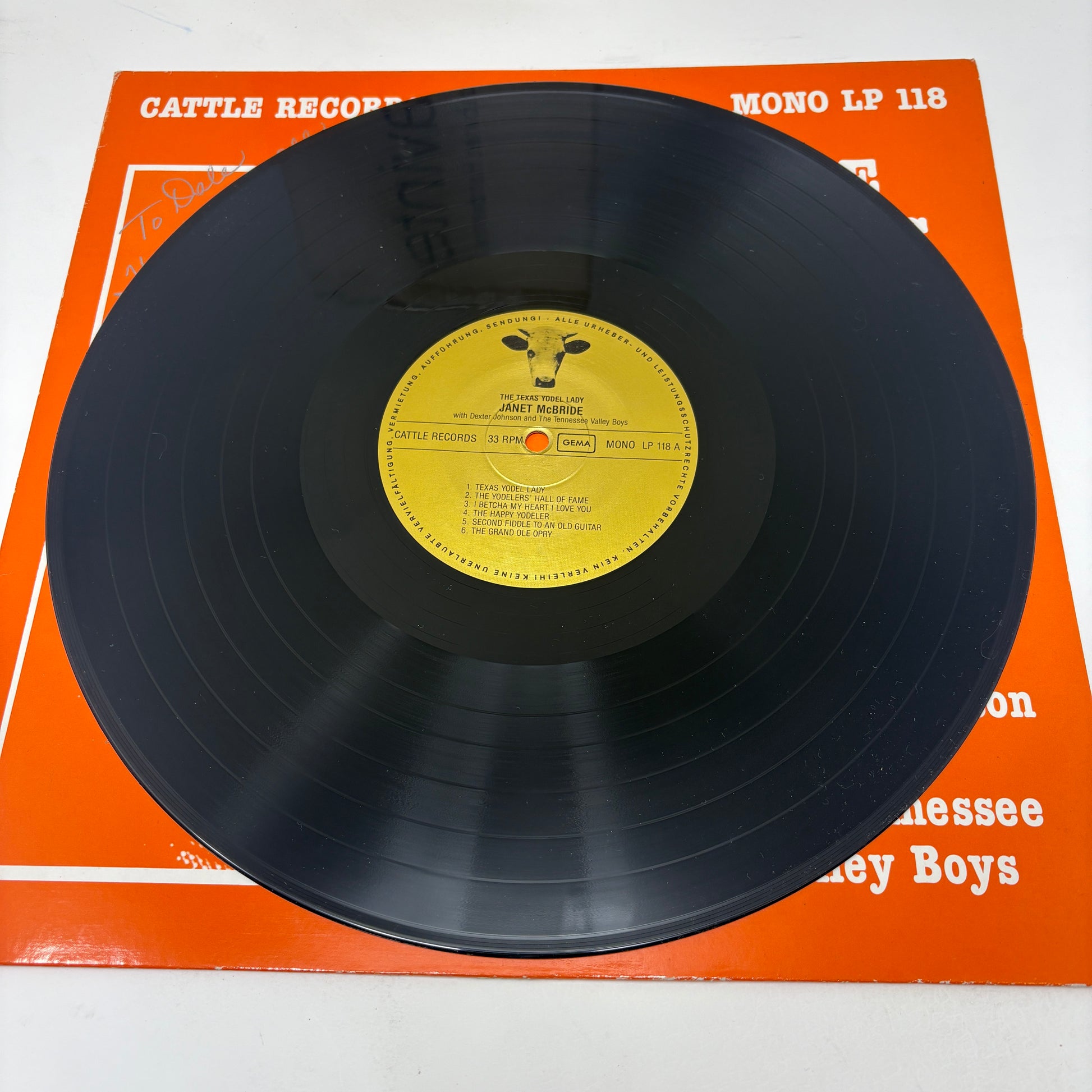 Janet McBride : The Texas Yodel Lady (LP,Compilation,Mono)