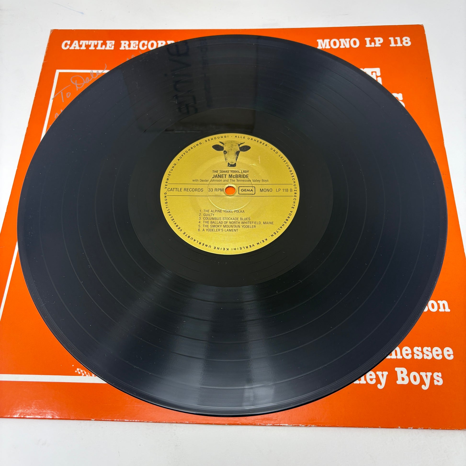 Janet McBride : The Texas Yodel Lady (LP,Compilation,Mono)