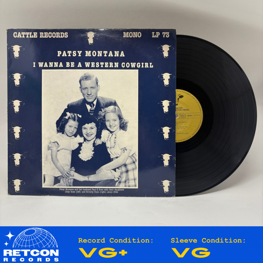 Patsy Montana : I Wanna Be A Western Cowgirl (LP,Mono)
