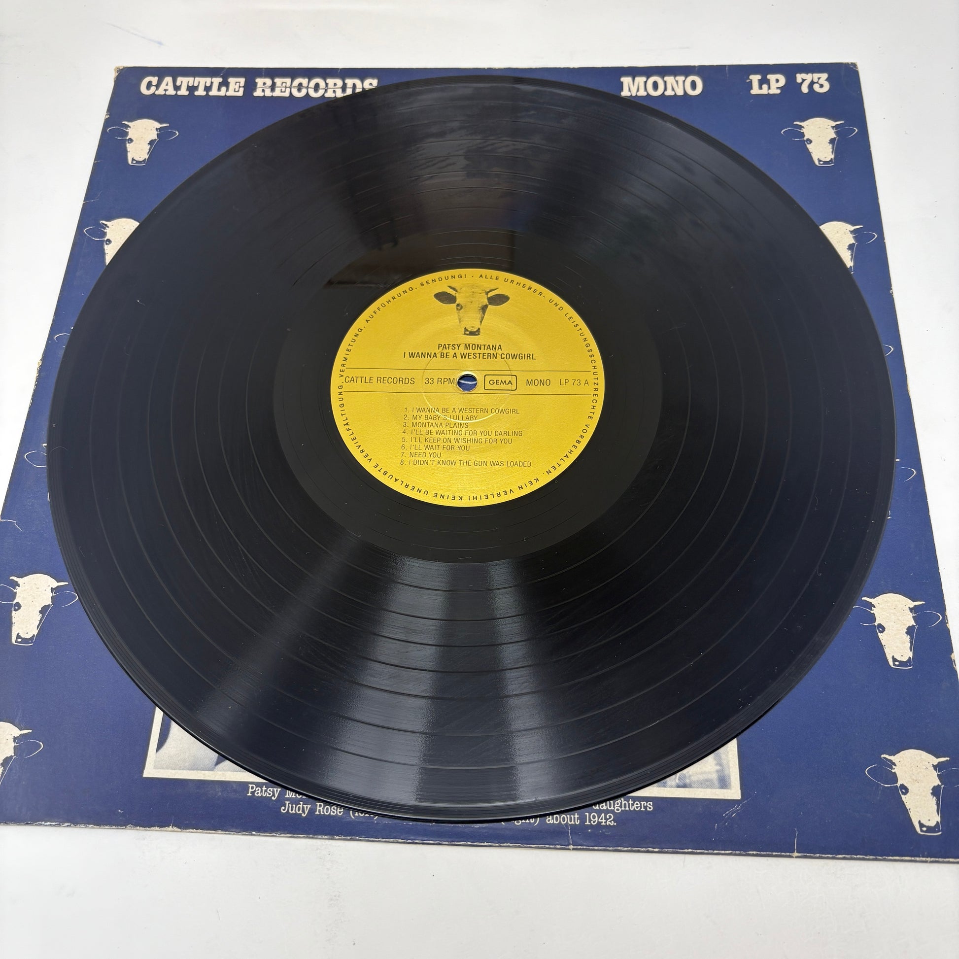 Patsy Montana : I Wanna Be A Western Cowgirl (LP,Mono)