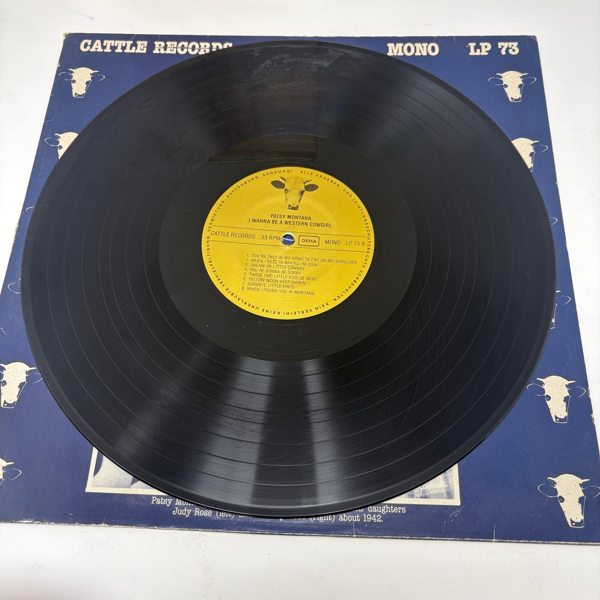 Patsy Montana : I Wanna Be A Western Cowgirl (LP,Mono)