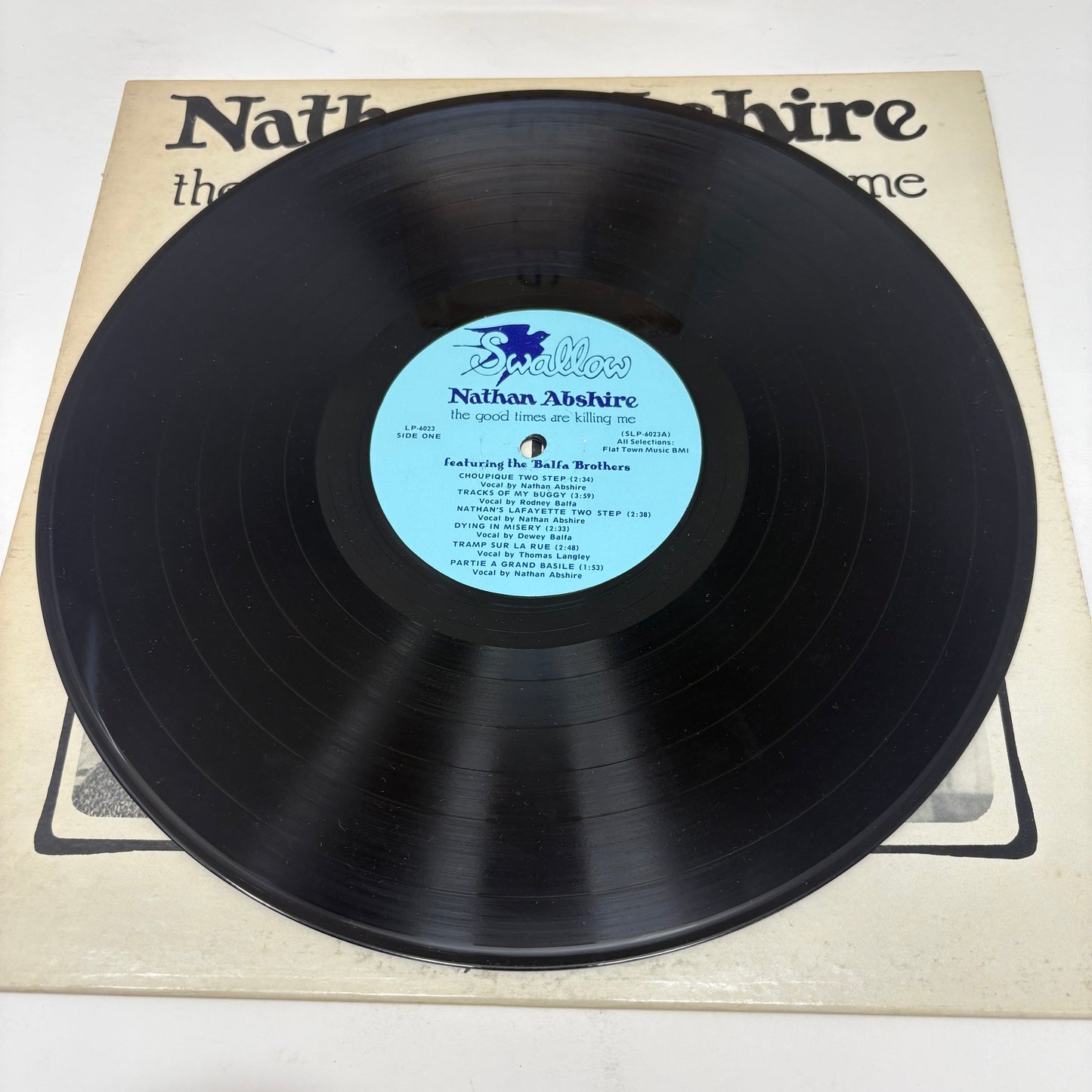 Nathan Abshire Featuring The Balfa Brothers : The Good Times Are Killing Me (LP,Album)