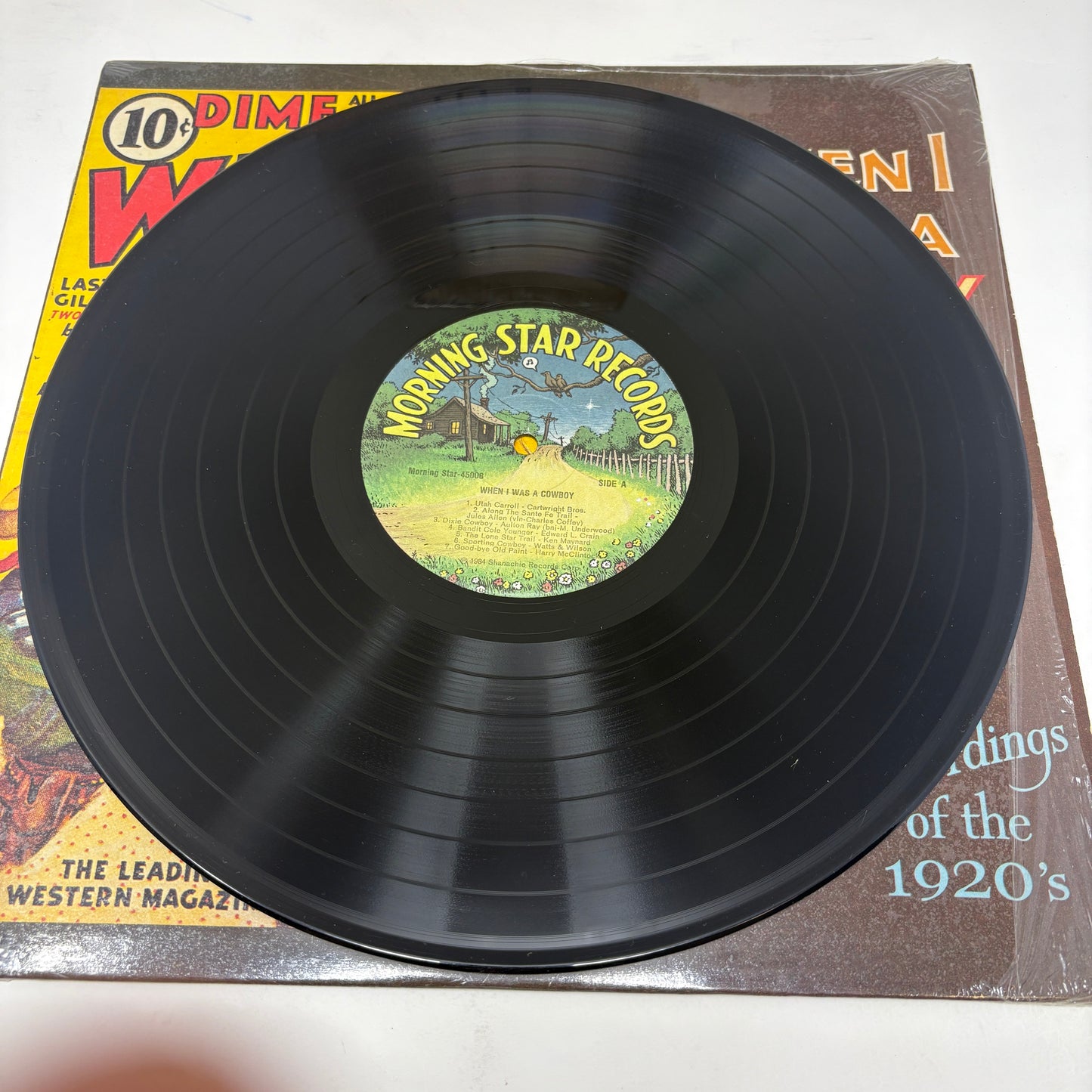 Various : When I Was A Cowboy - Songs Of Cowboy Life - Classic Recordings Of The 1920's (LP,Compilation)